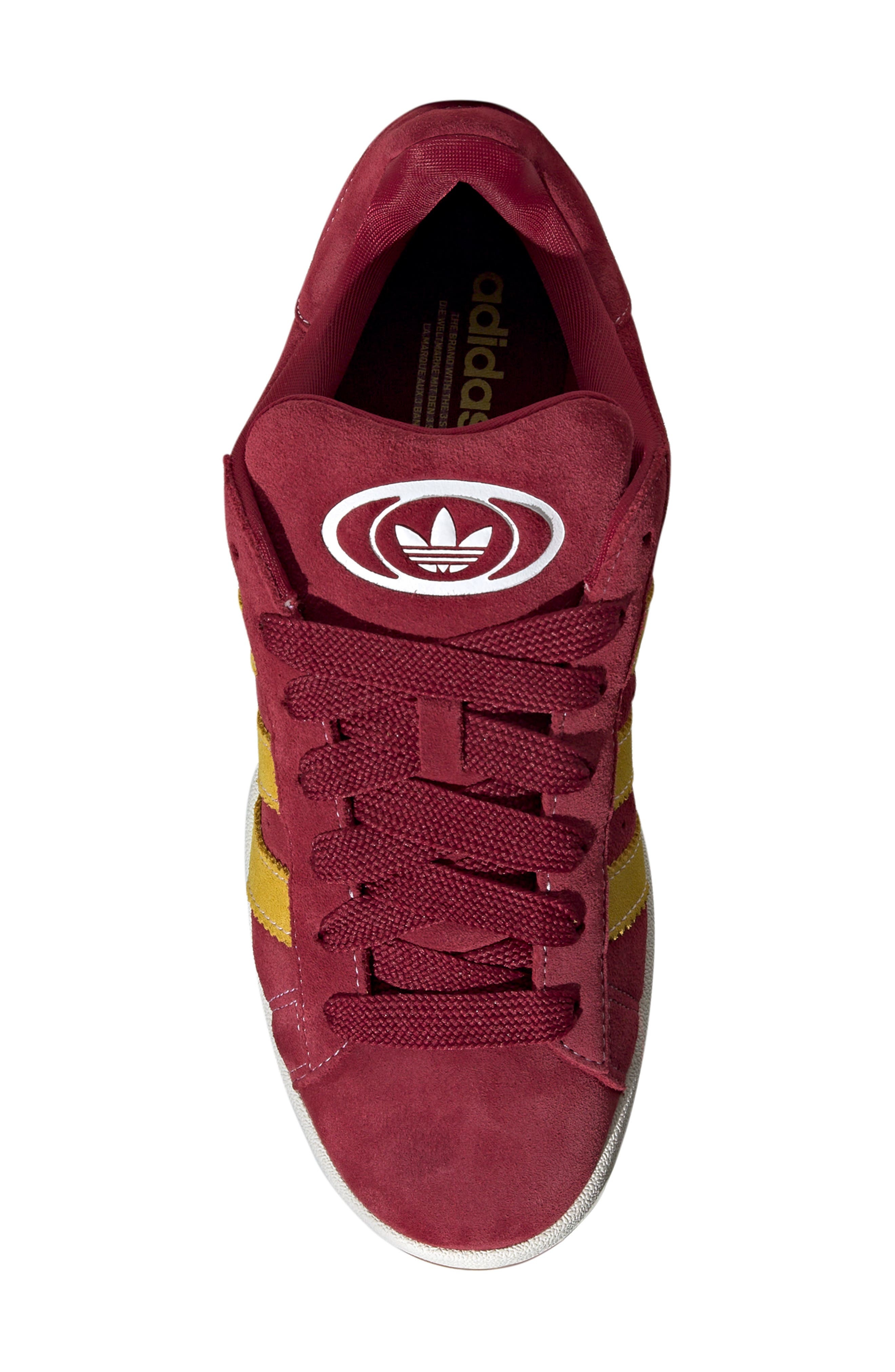 adidas Campus 00s Sneaker in Burgundy/Yellow/Off White at Nordstrom - 4