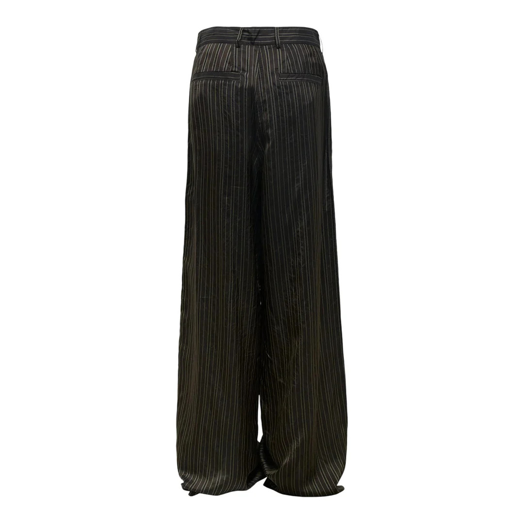 Wide Leg Casual Pants Stripes - 2