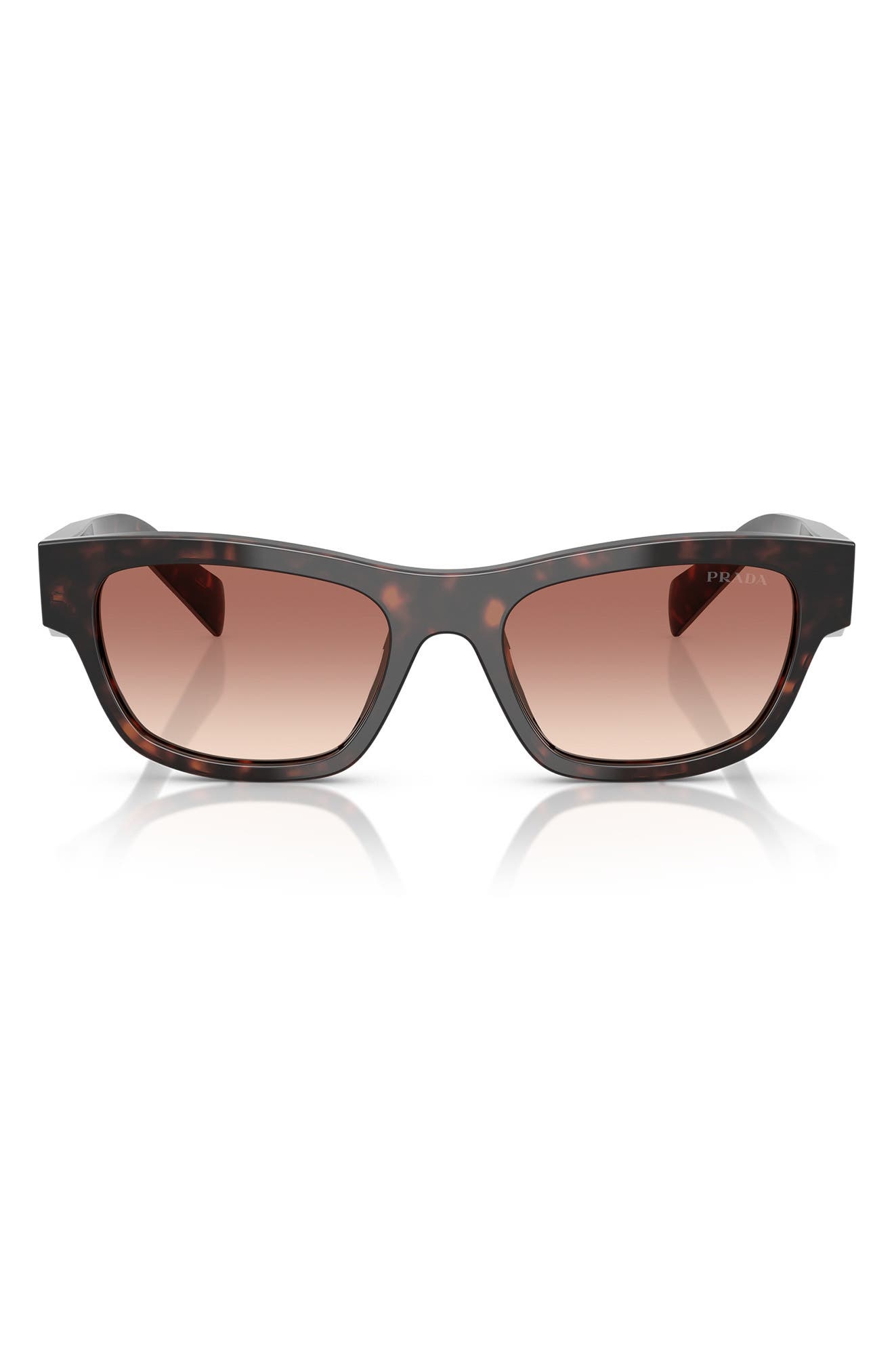 Prada 52mm Butterfly Polarized Sunglasses in Bordeaux at Nordstrom - 1