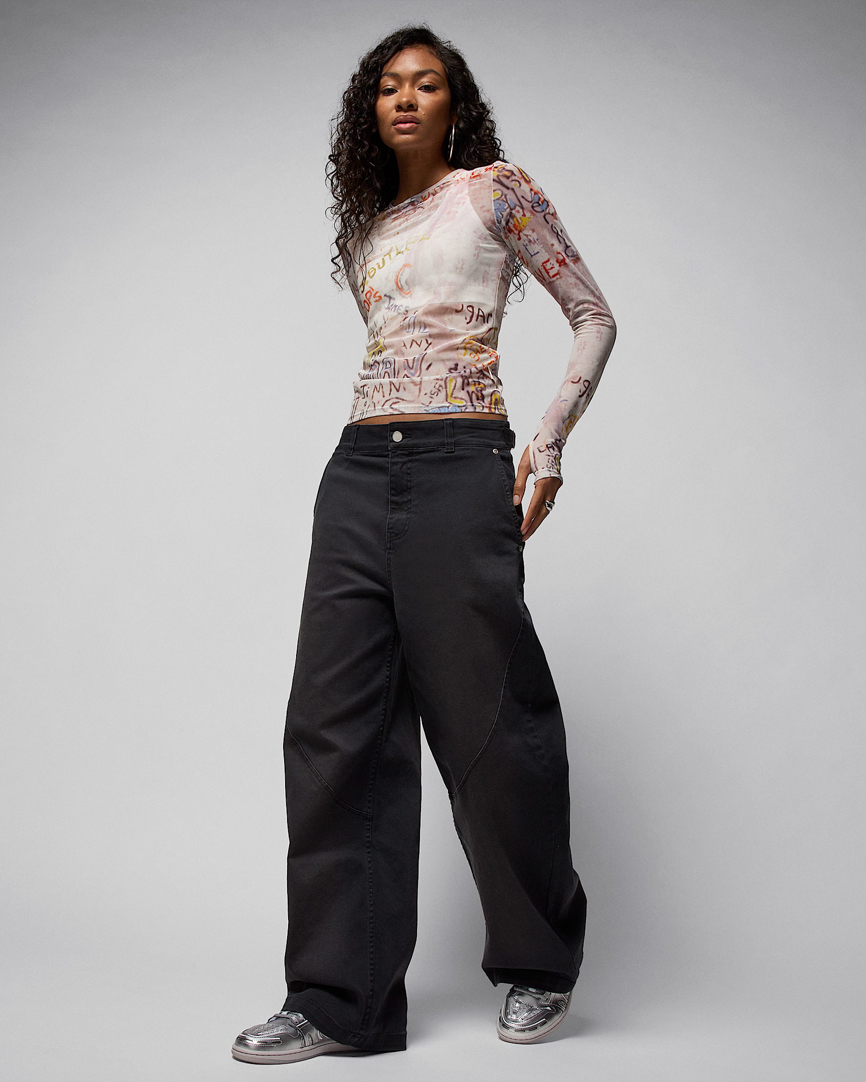 Jordan Flight Women's '91 Wide-Leg Baggy Pants - 5