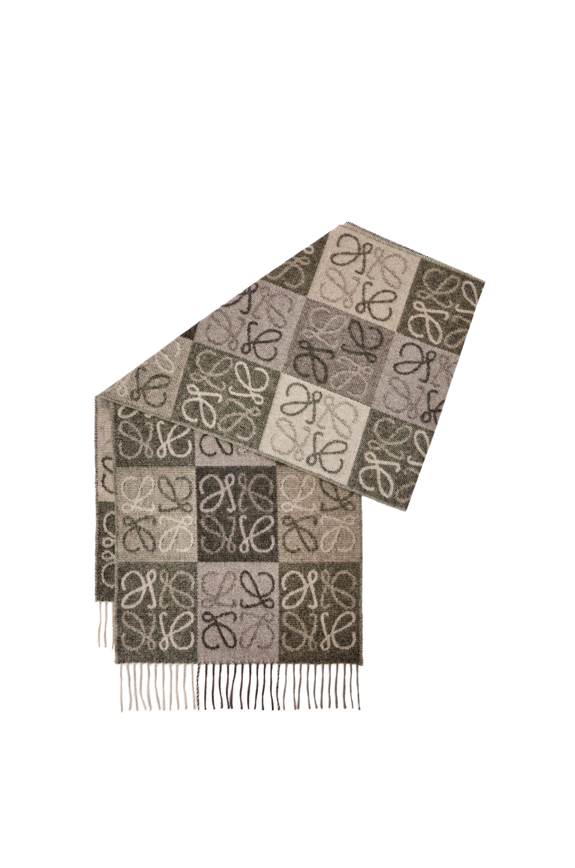 Anagram scarf in wool and cashmere - 2