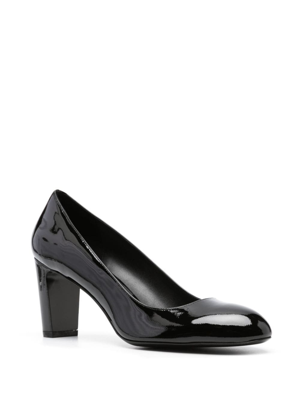 Vida 75mm patent-finish pumps - 2