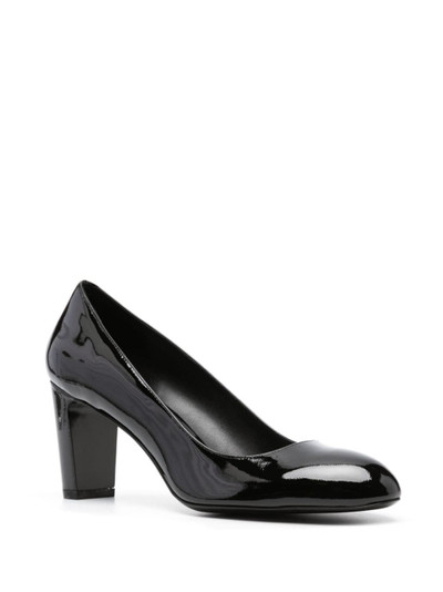 Stuart Weitzman Vida 75mm patent-finish pumps outlook