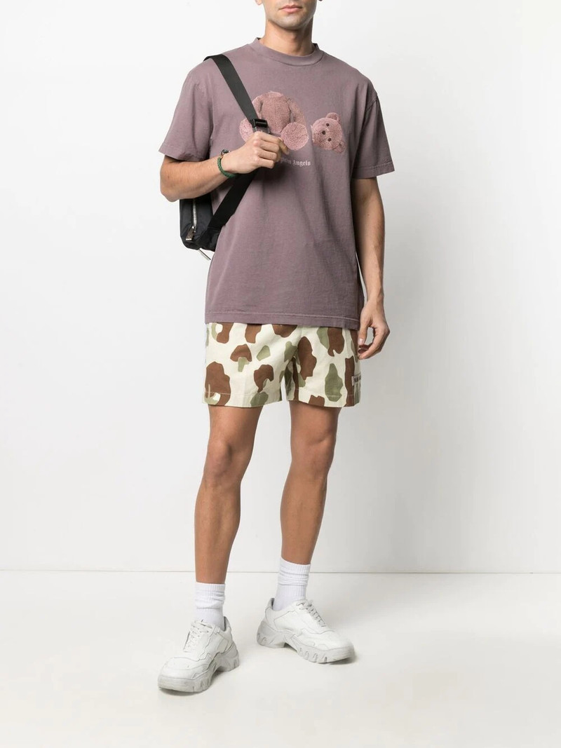 Palm Angels camouflage-print drawstring shorts outlook