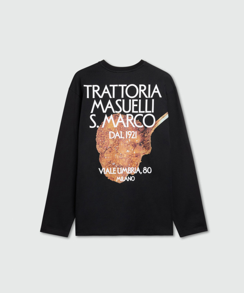MSGM MSGM x TRATTORIA MASUELLI - Long-sleeve T-shirt outlook
