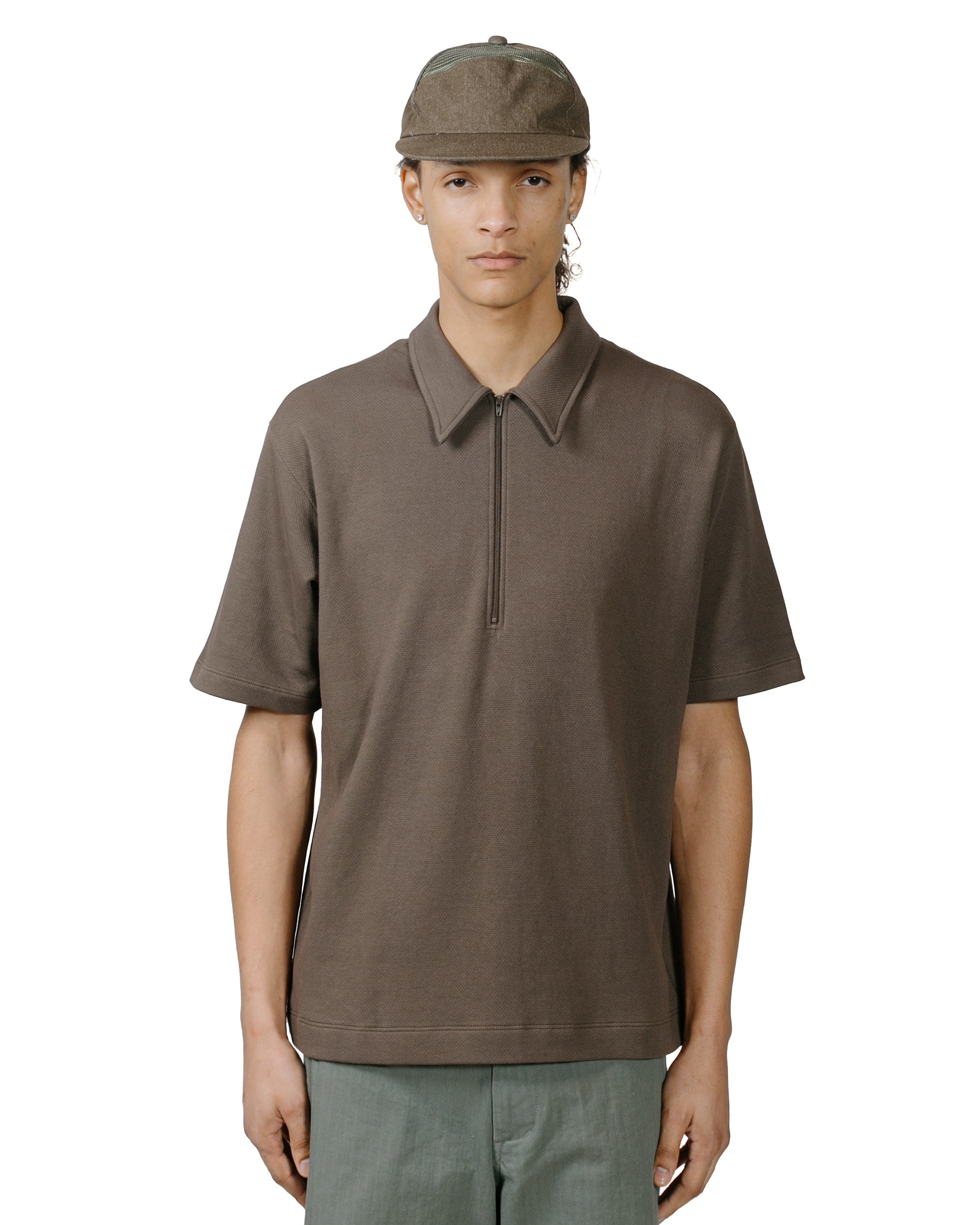 Half Zip Polo Bark - 2