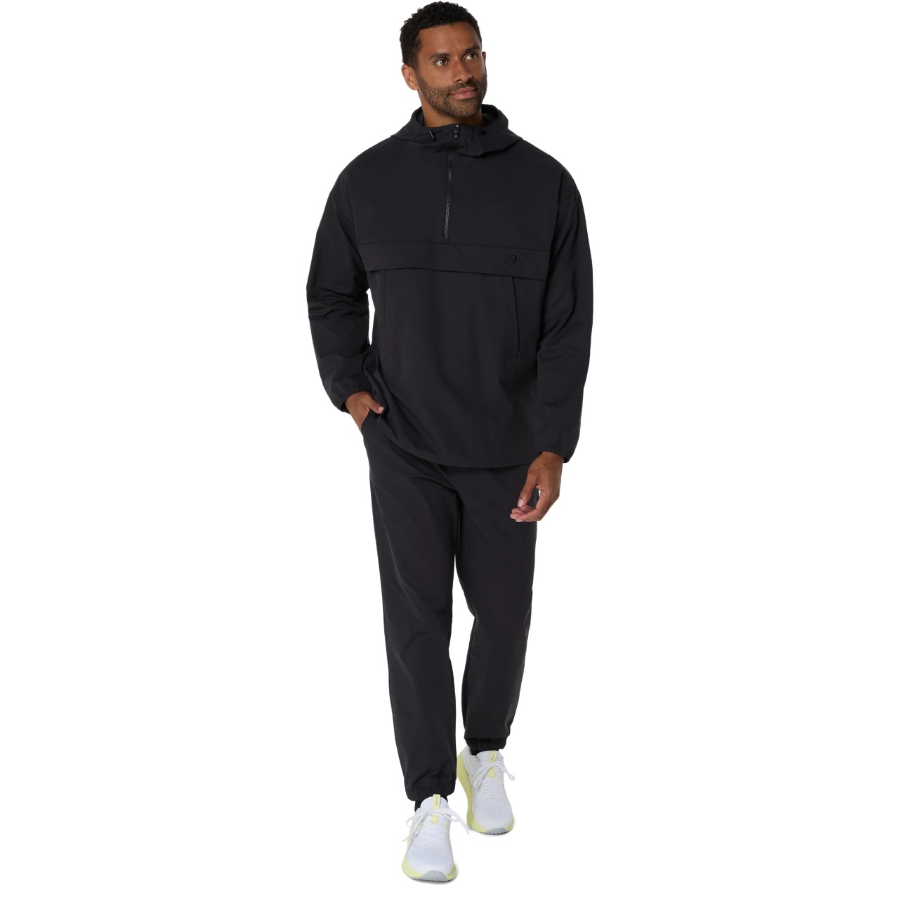 DOUBLE WEAVE RELAXED PULL OVER JACKET - 8