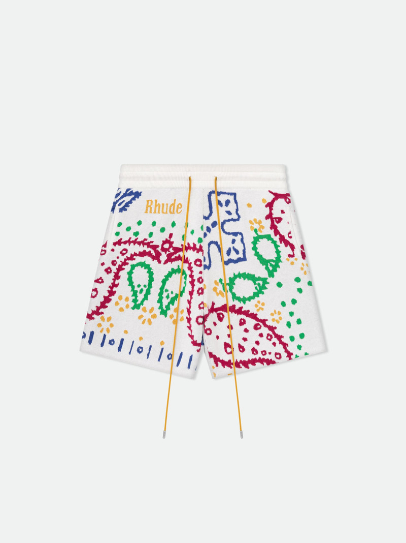 KNIT BANDANA SHORTS 1