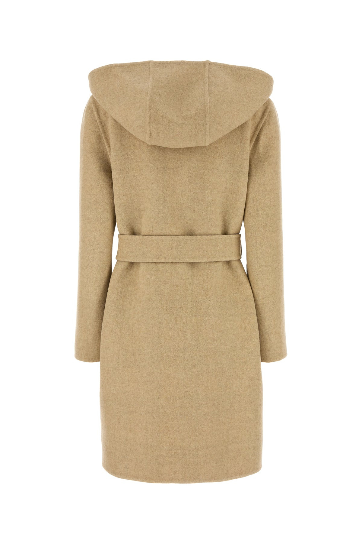 Beige wool reversible coat - 2