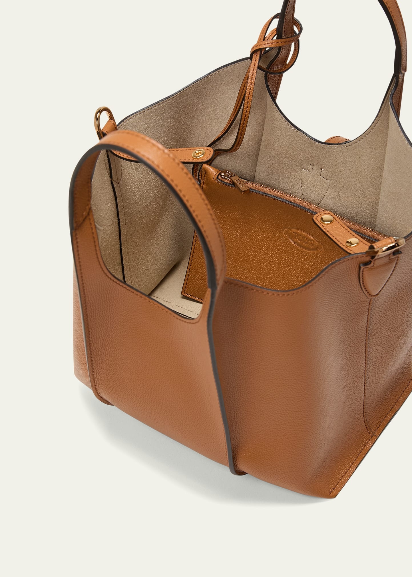 Mini Leather Tote Bag - 4