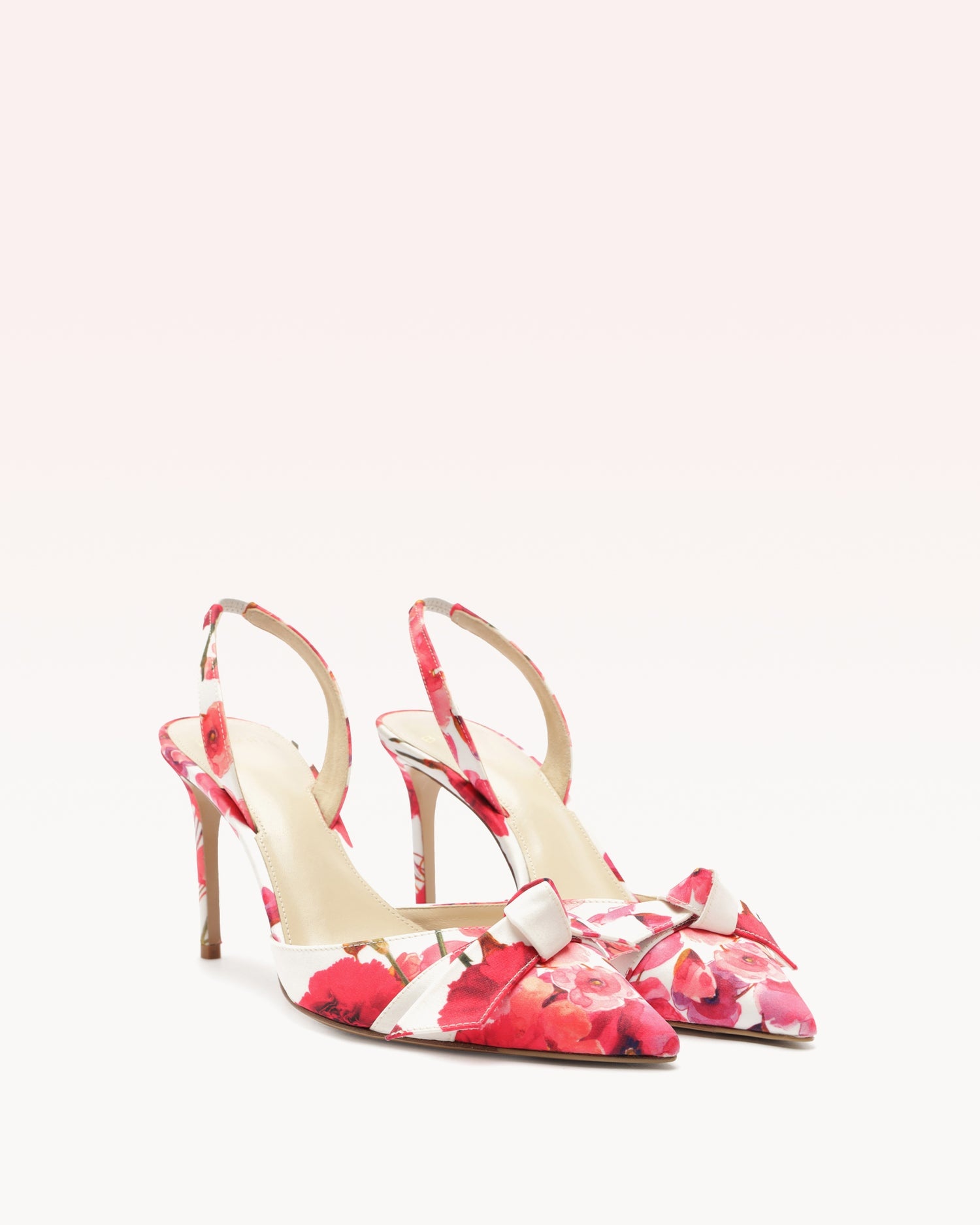 CLARITA SLINGBACK 85 FLORAL PINK - 2
