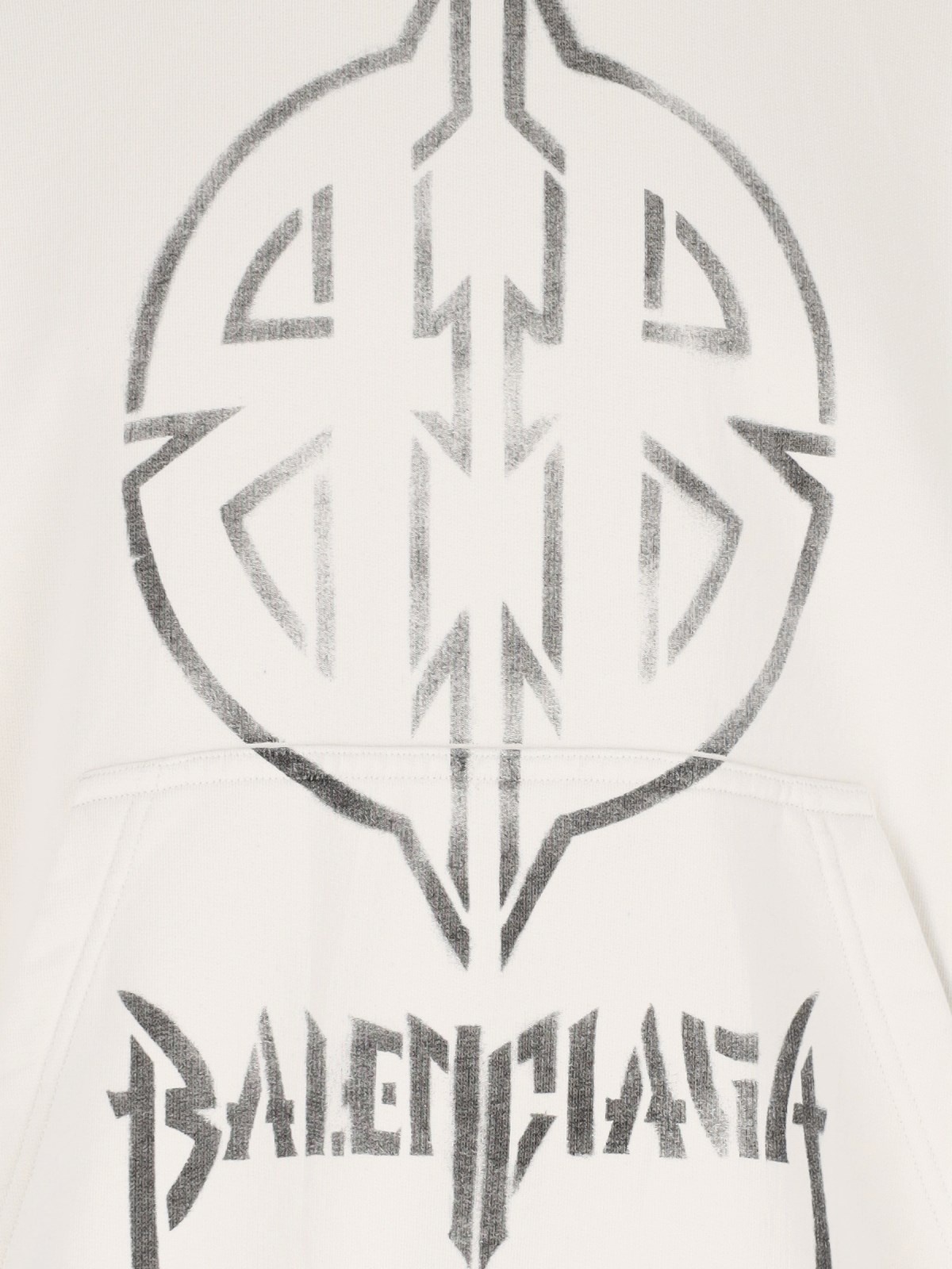 "METAL BB STENCIL" LOGO HOODIE - 3