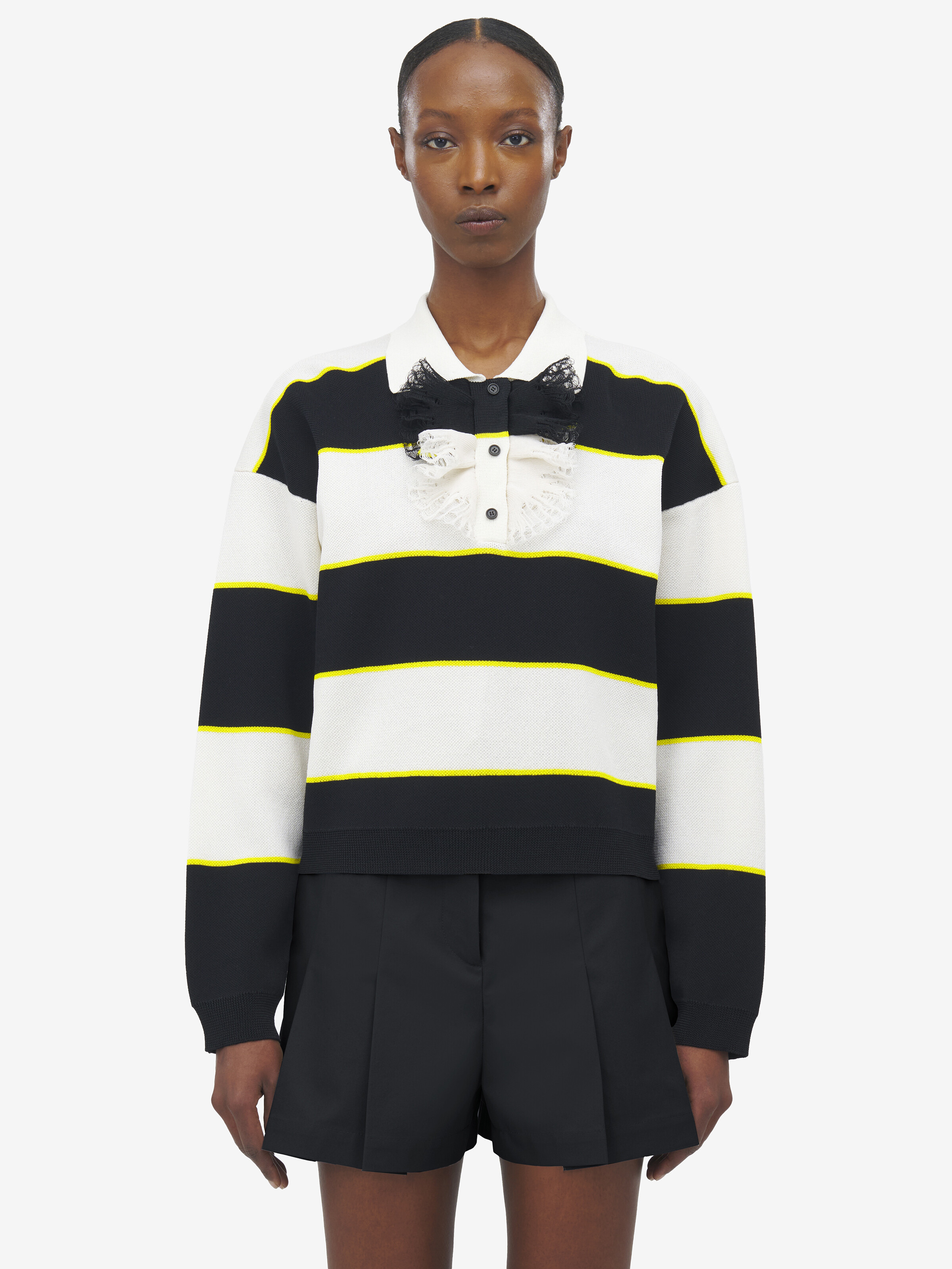 Striped Polo Jumper - 2