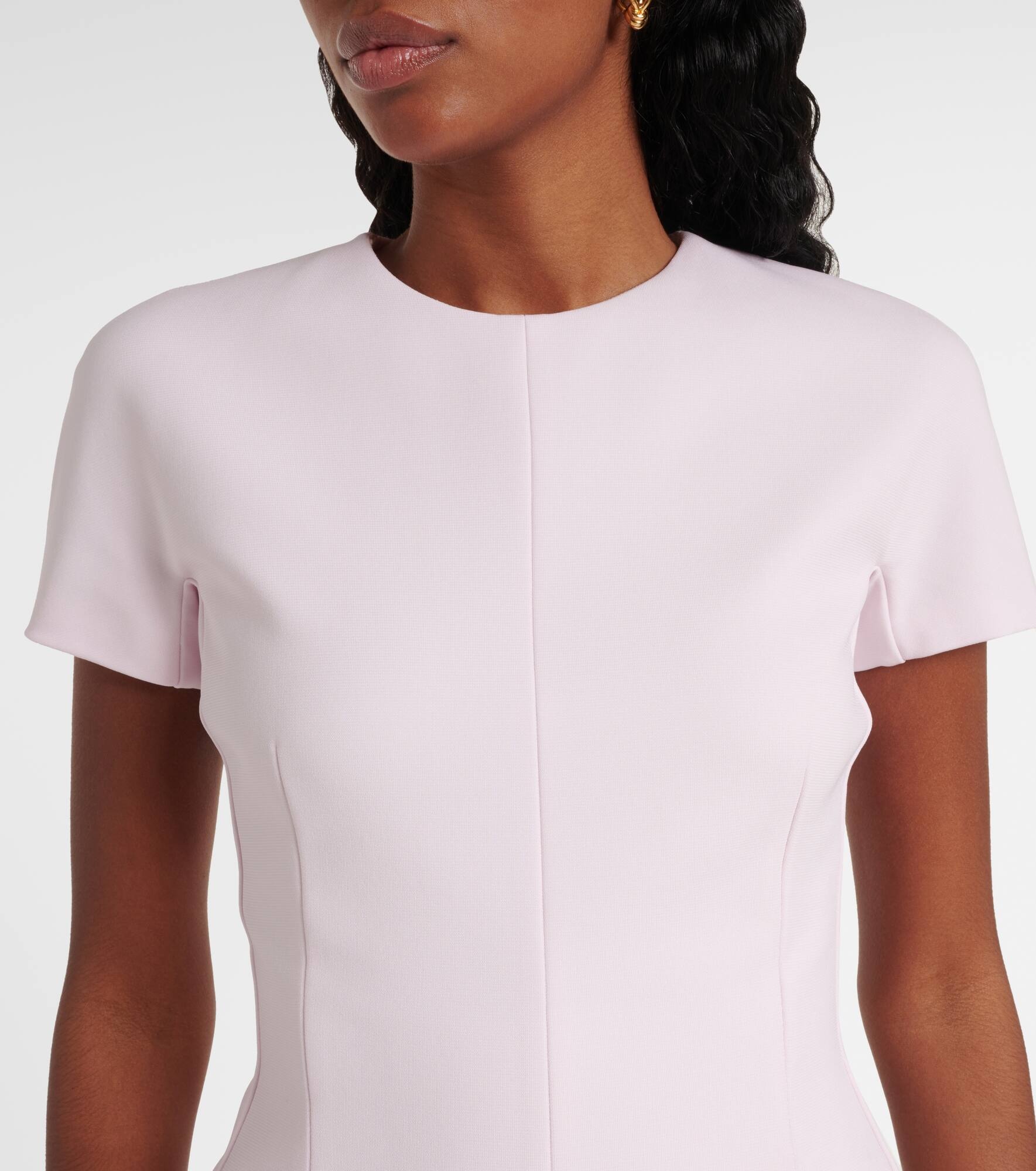 Crêpe jersey minidress - 4