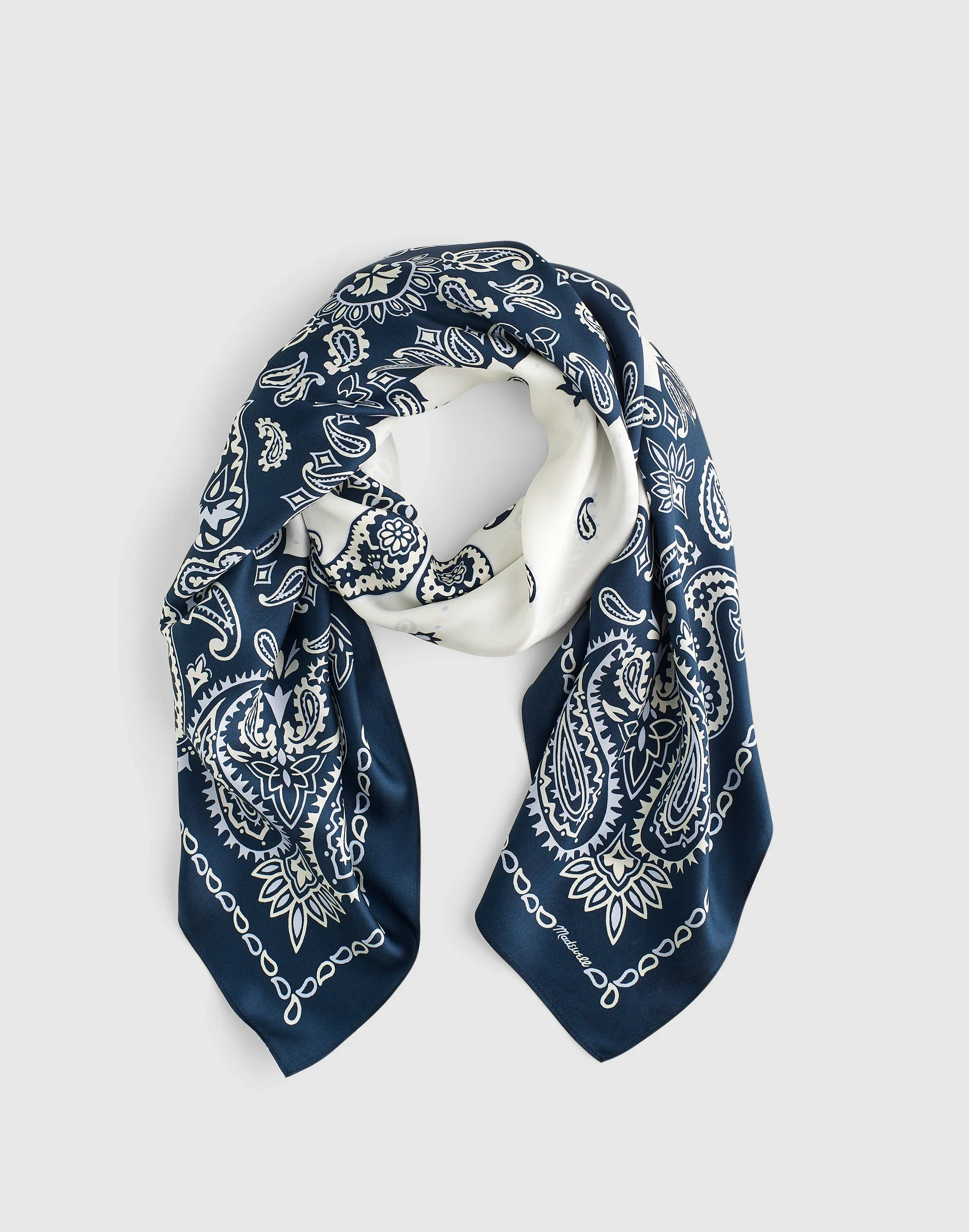 Madewell x Shopbop Oversized Bandana in Silk - 1