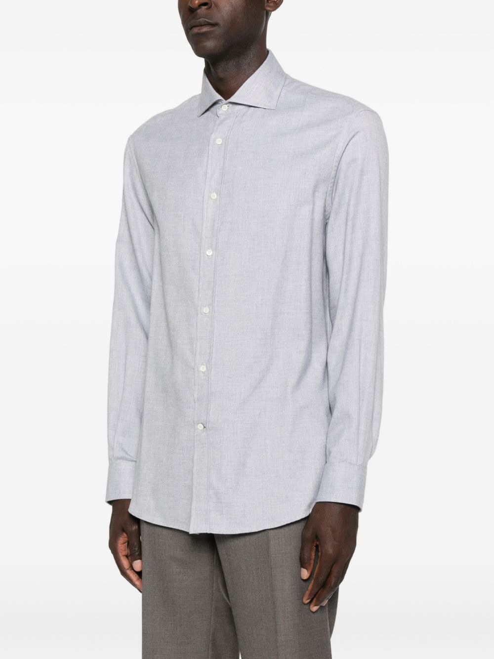 long-sleeve button-down shirt - 3