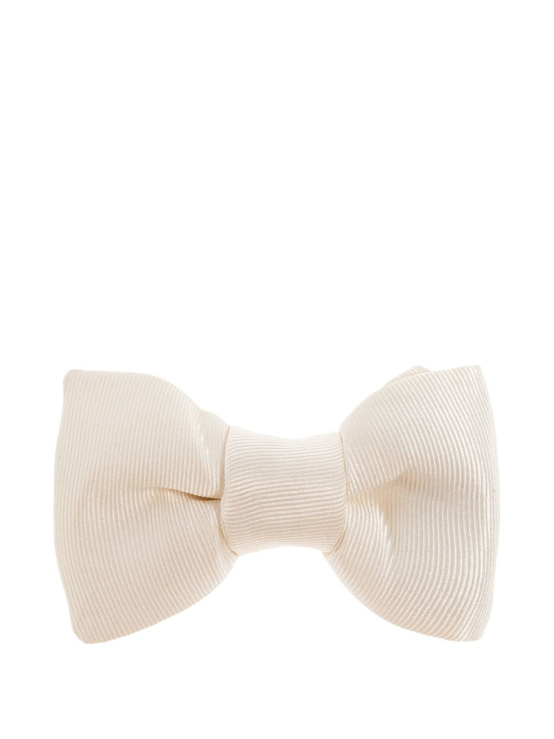 cream bow tie 1