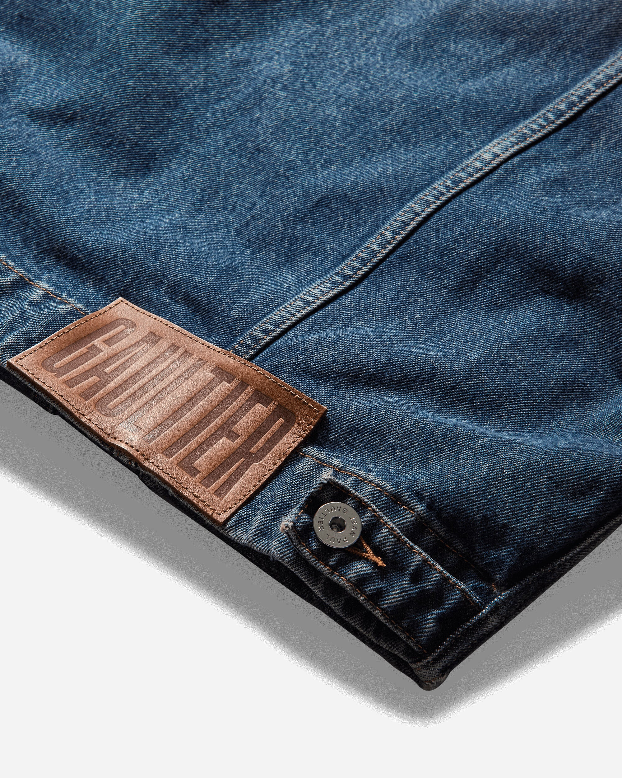 Women's Double Denim Jacket Blue - 4