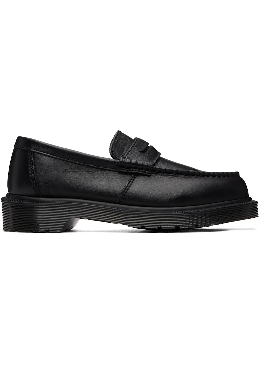 Black Penton Classic Calf Leather Loafers - 1