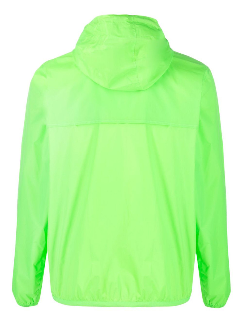 K-WAY logo-print hooded jacket outlook