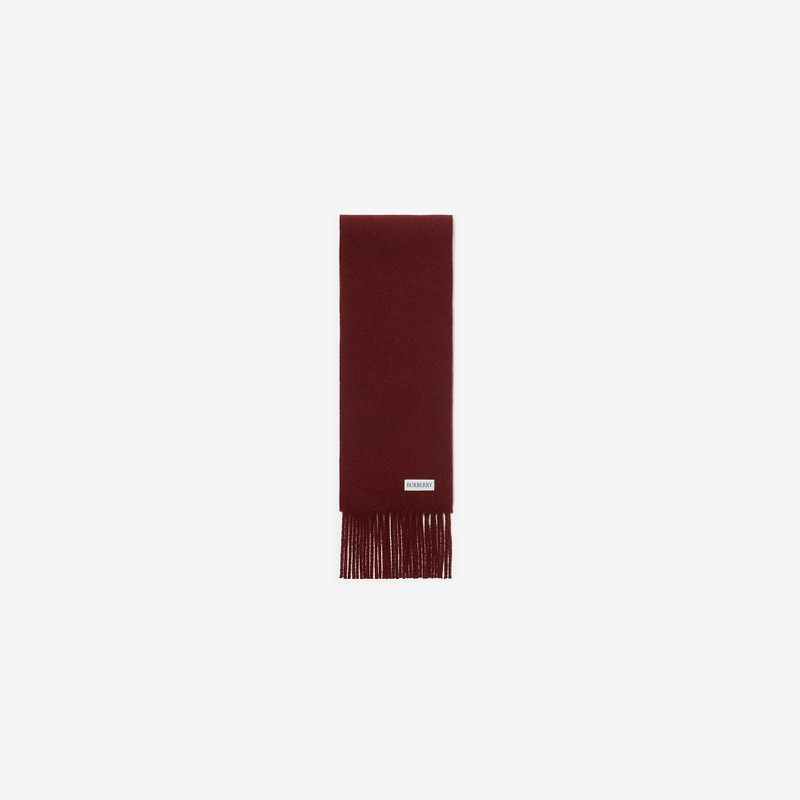 Check Label Cashmere Scarf 4