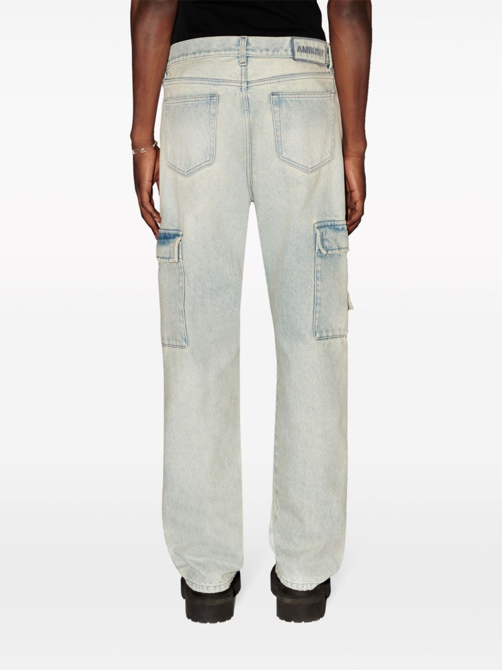 straight-leg cargo jeans - 5