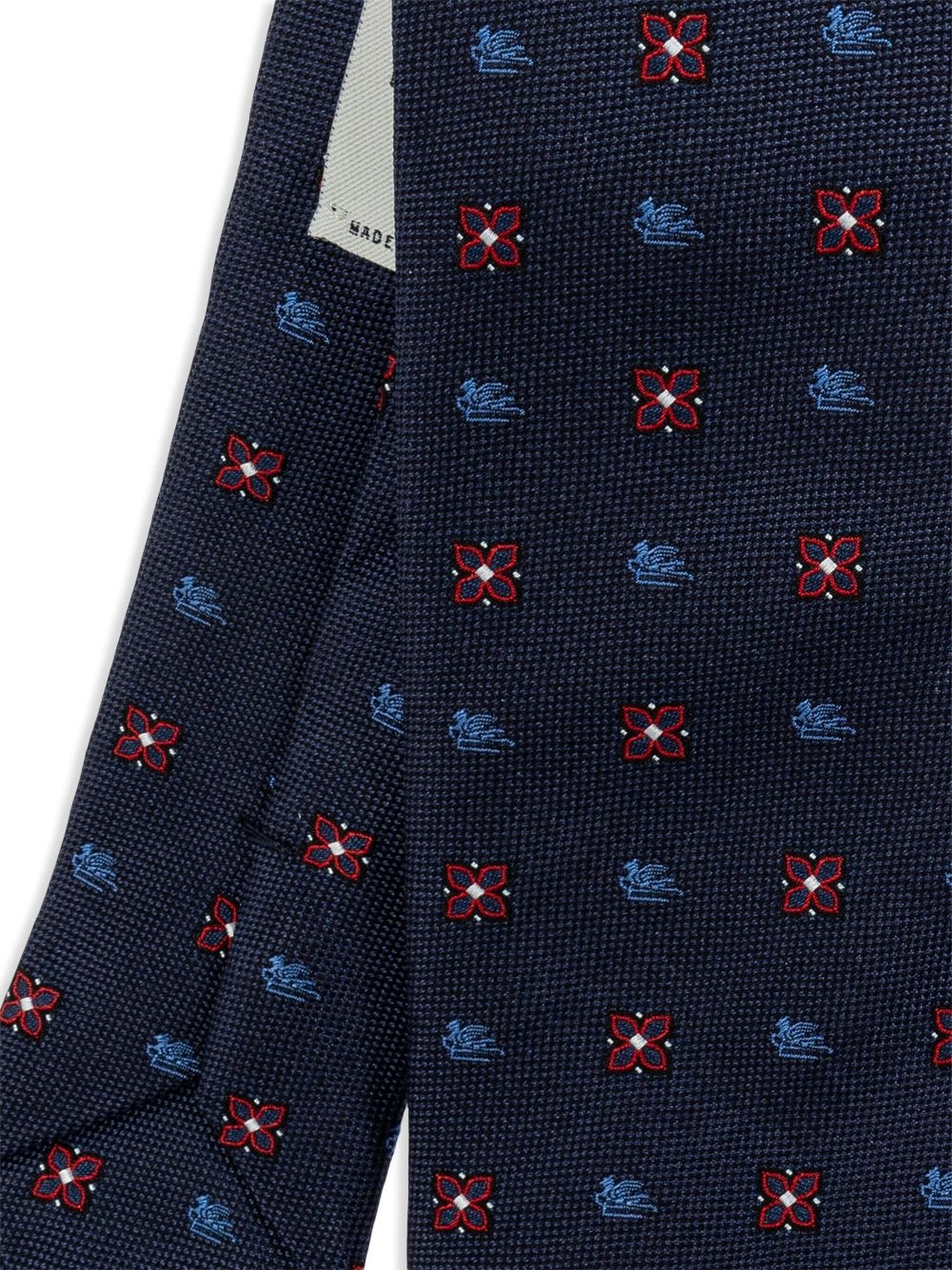 Pegaso-embroidered tie - 3