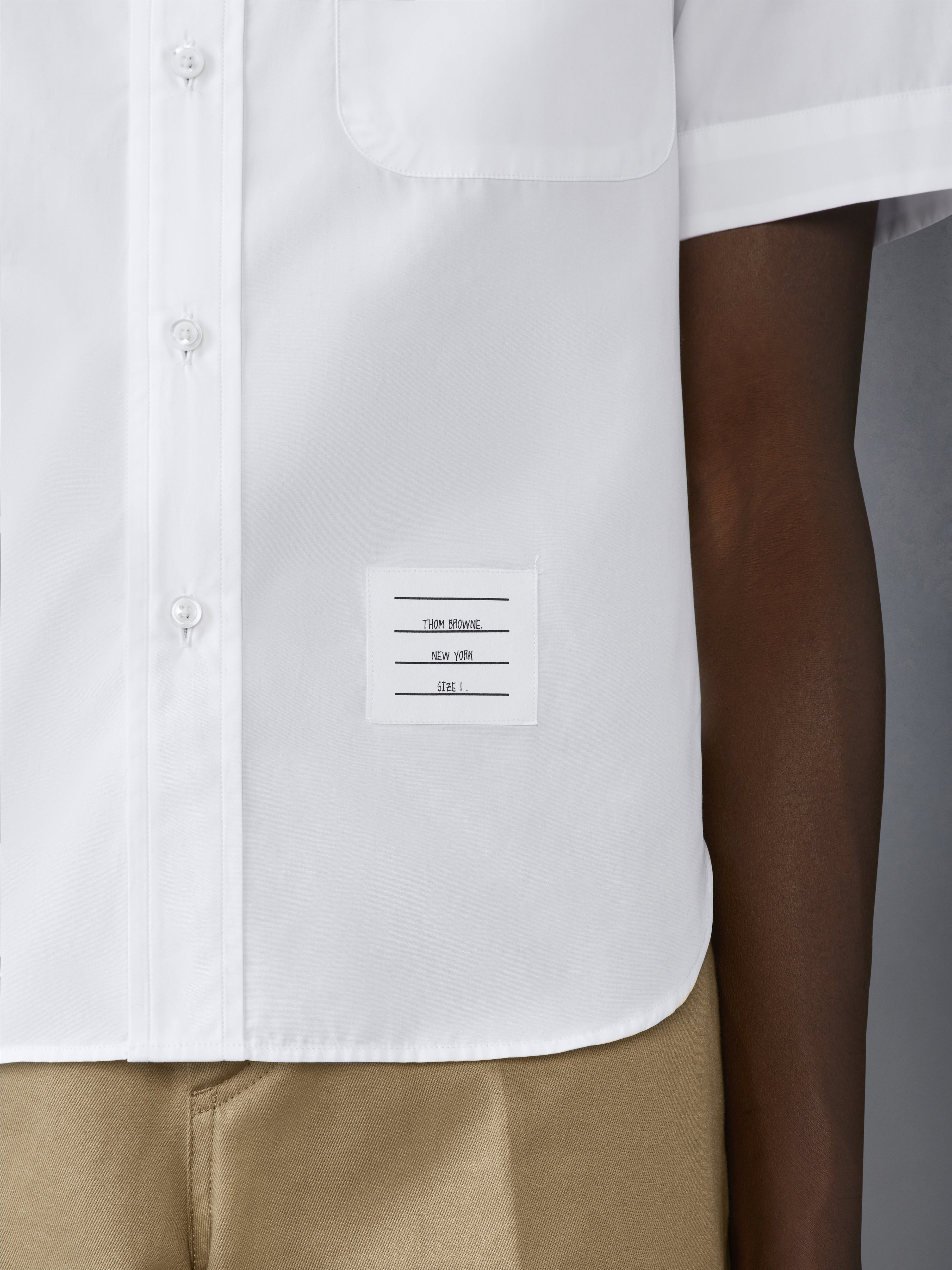Poplin Round Hem Shirt - 6