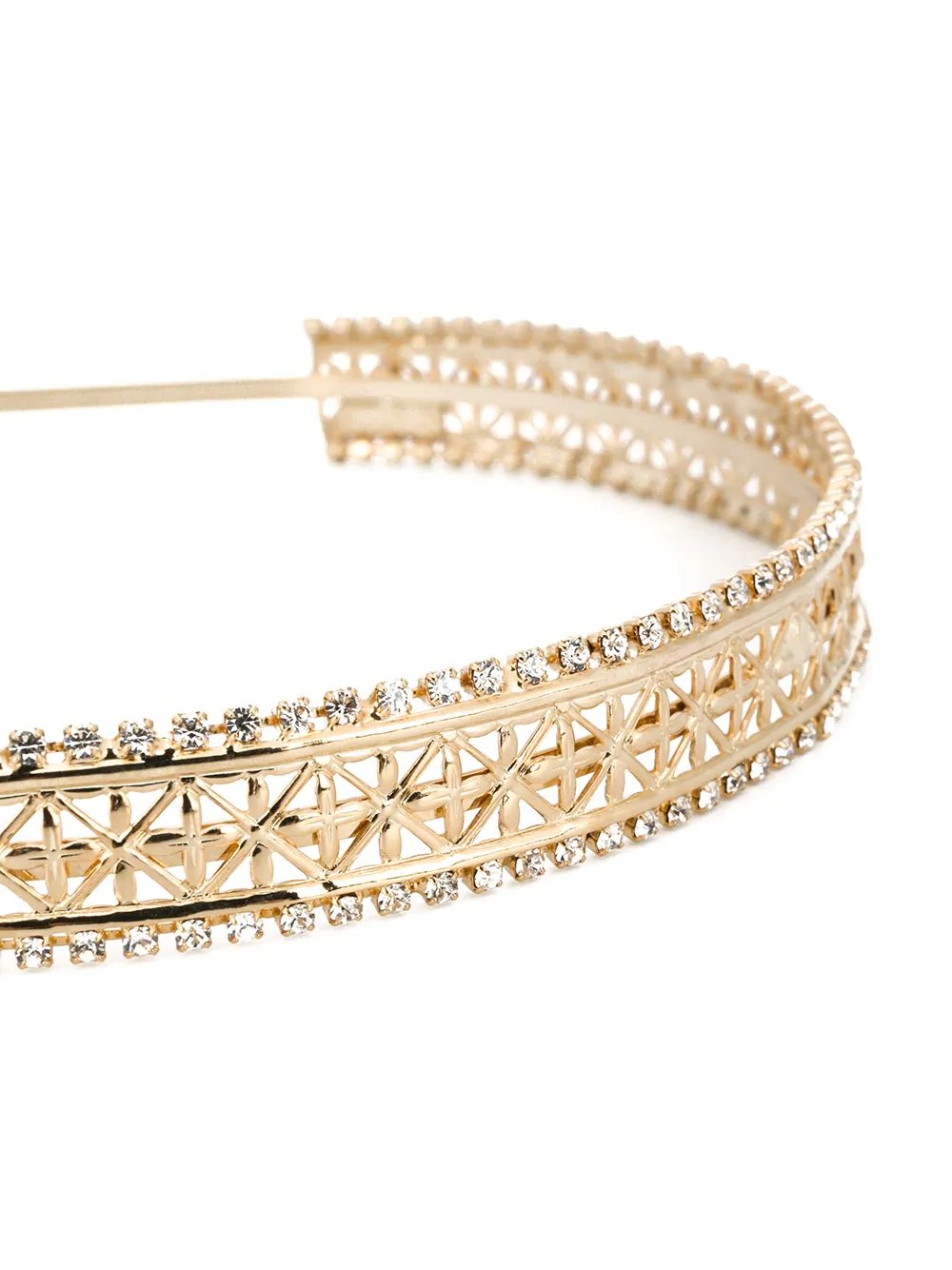 Bridge crystal embellished headband  - 3