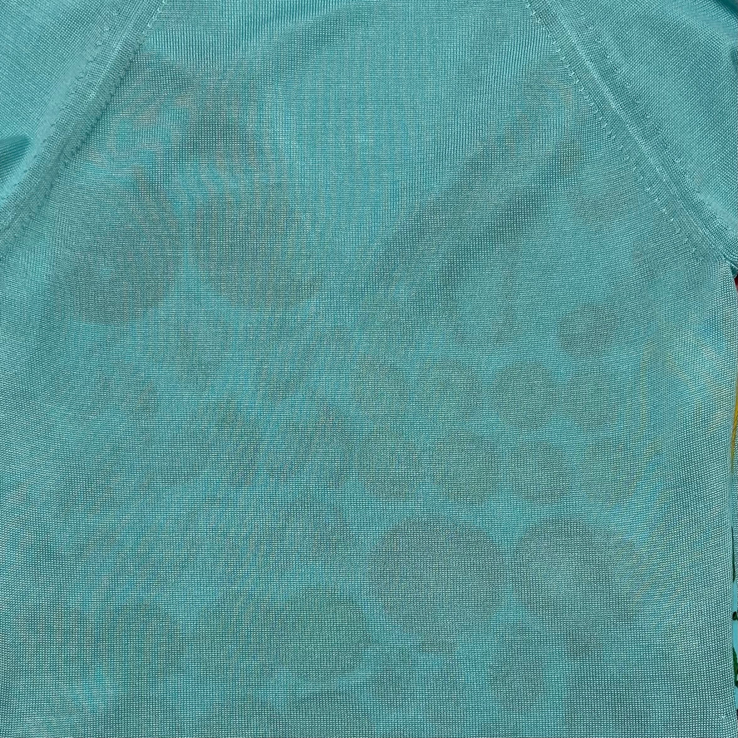 GUCCI Spring Summer 1996 Fruit Print V-neck Knit Pullover - 5