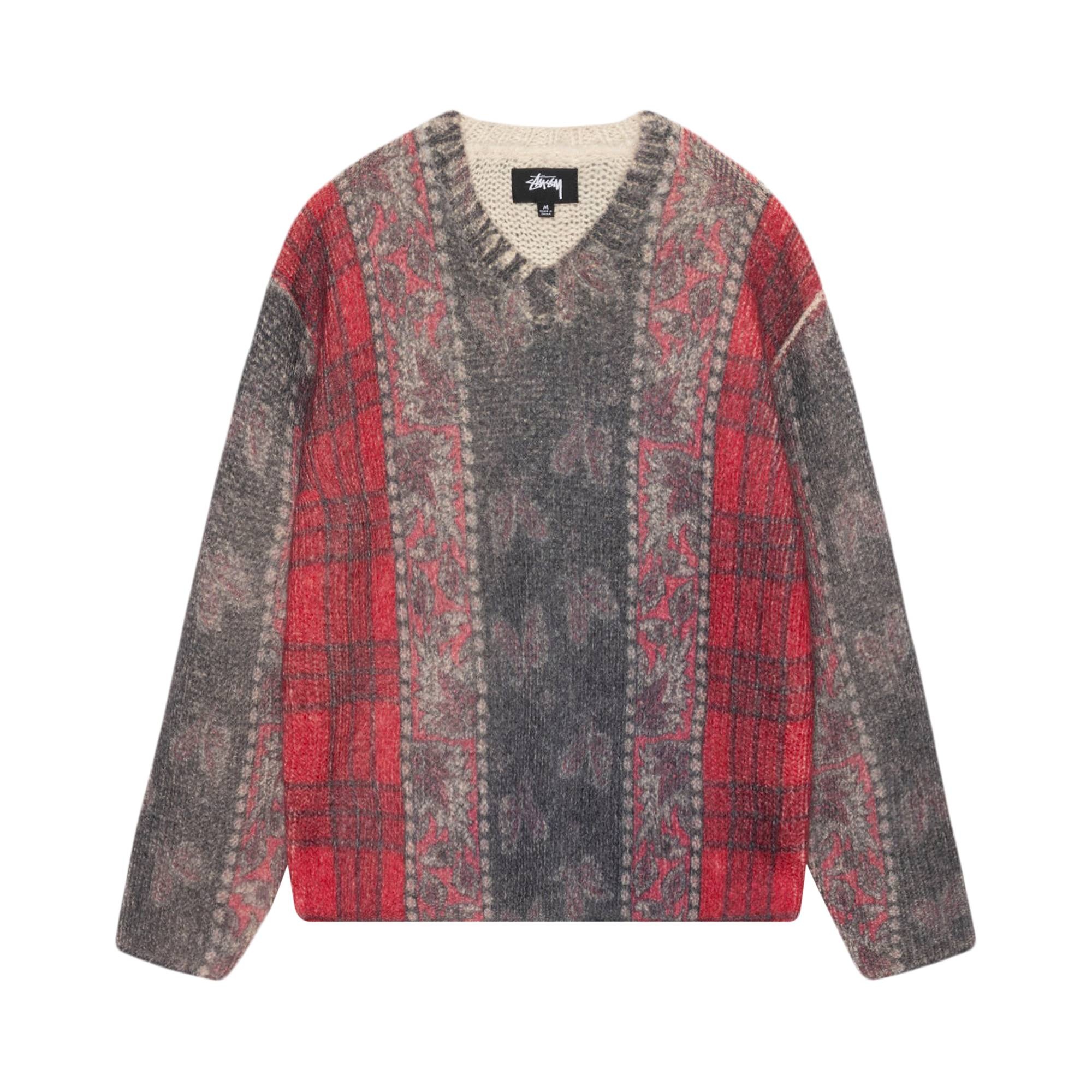 Stussy Mixed Print Alpaca Sweater 'Multicolor' - 1