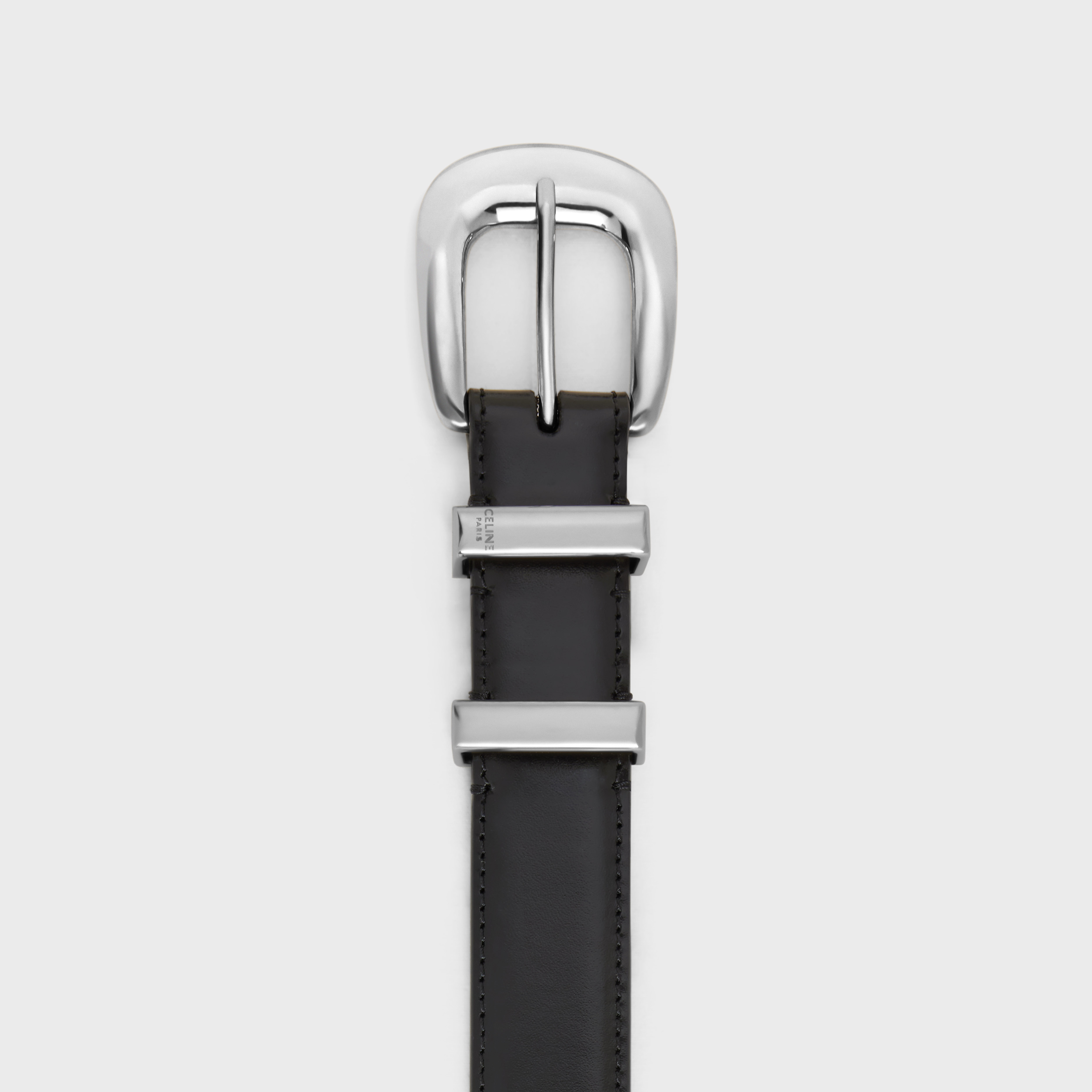 MEDIUM WESTERN BELT in Taurillon Leather - 2