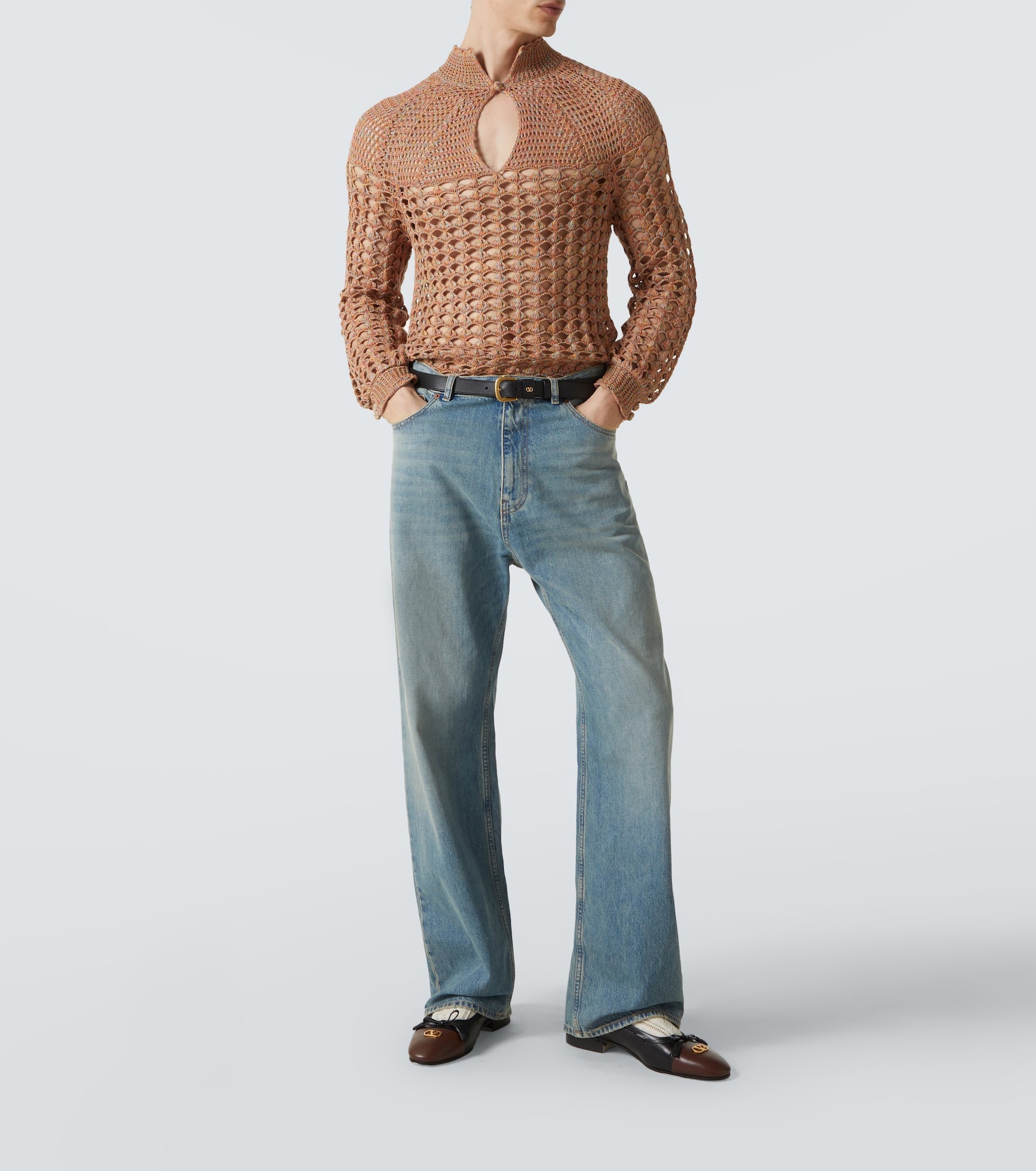 High-rise wide-leg jeans - 2