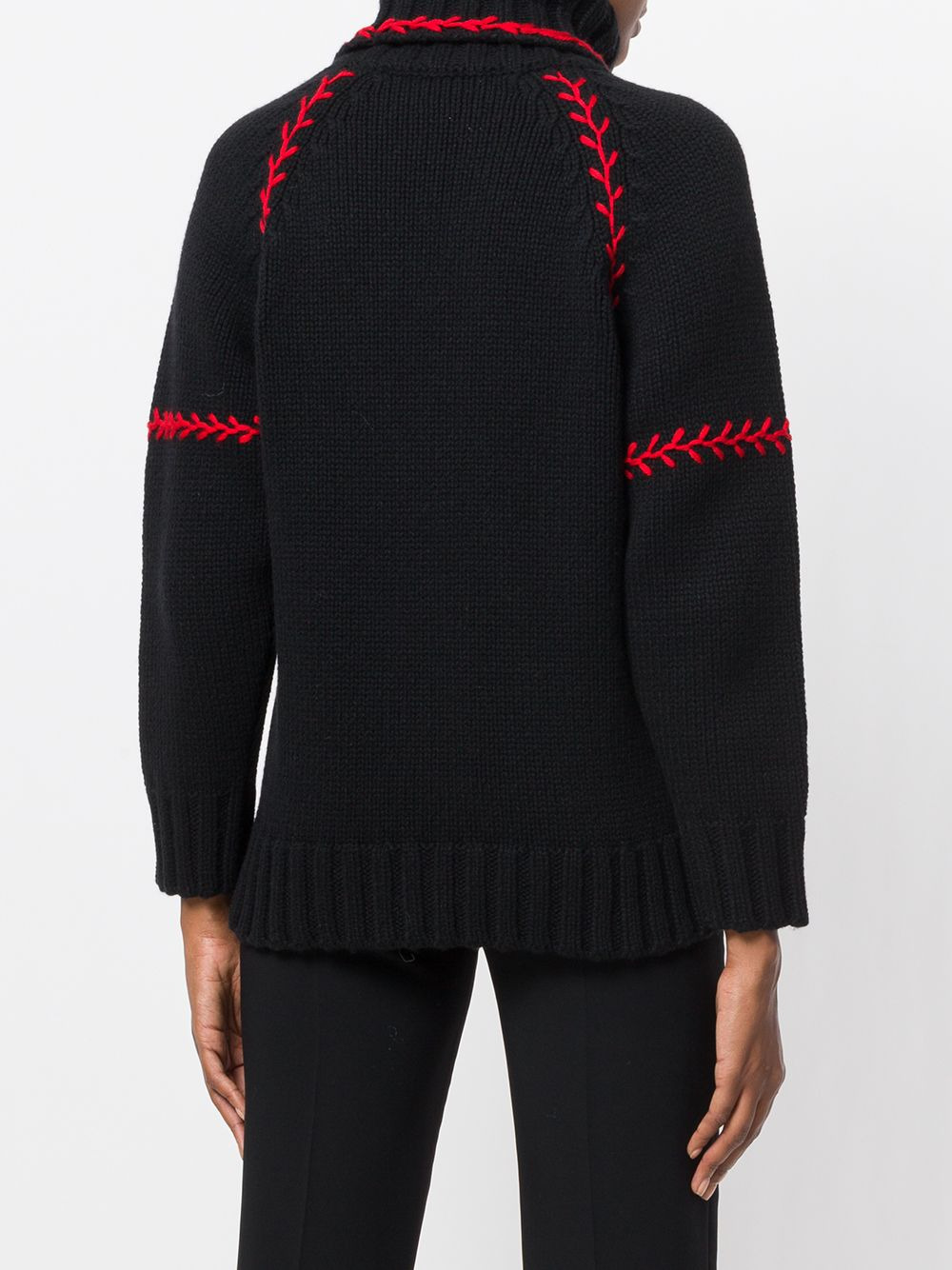 chunky turtle neck jumper - 4