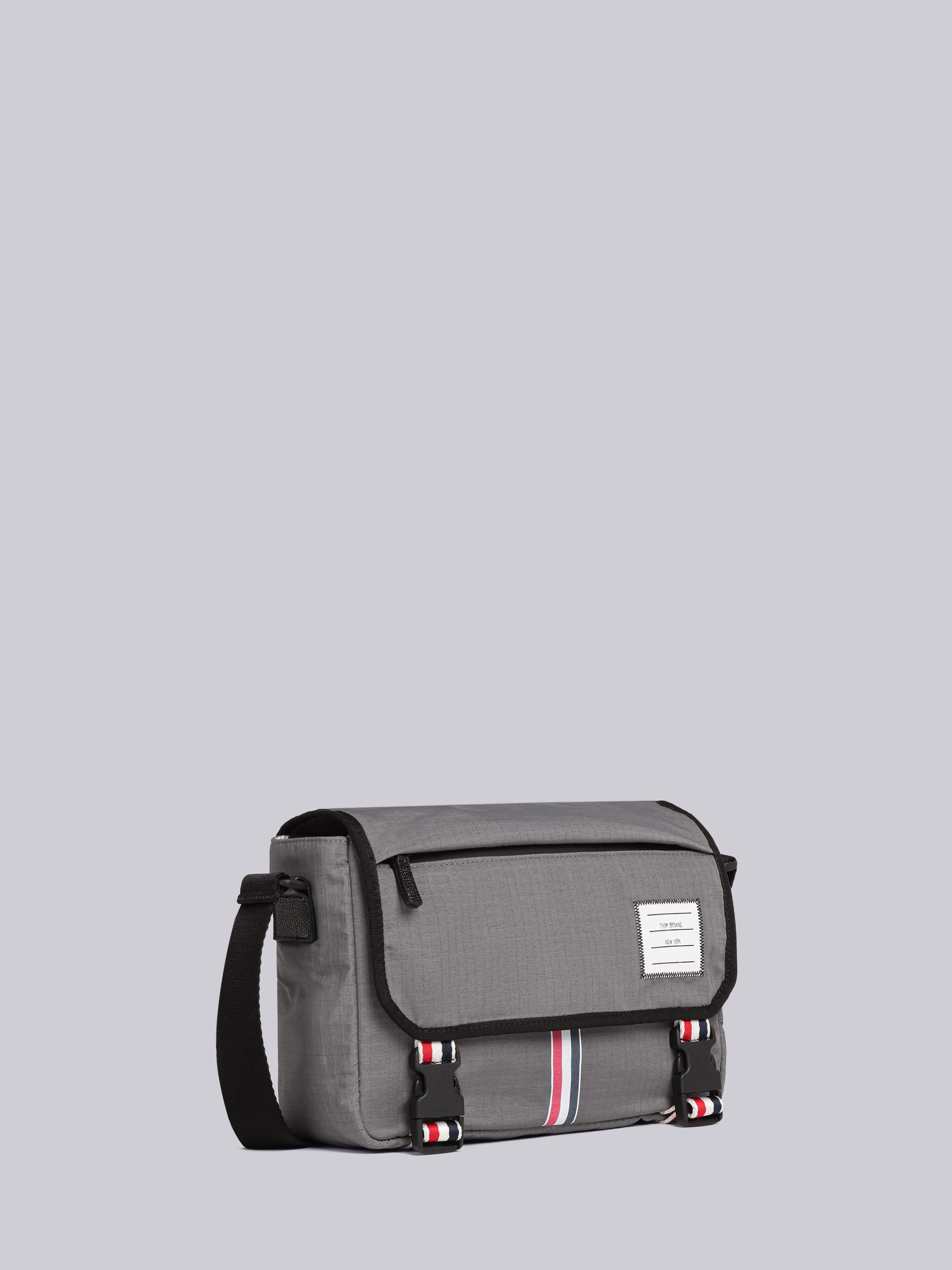 Ripstop Stripe Small Flap Messenger - 3