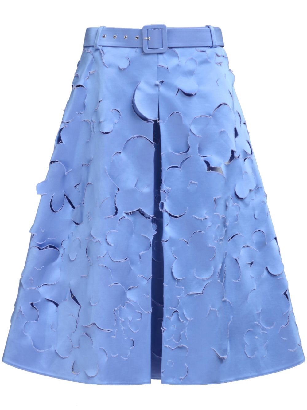 belted midi skirt - 1