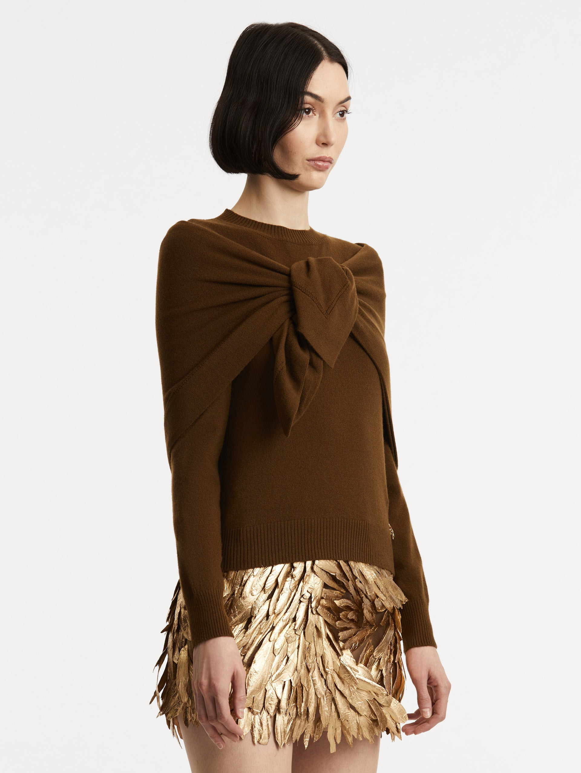 O FLOWER CASHMERE PULLOVER - 4