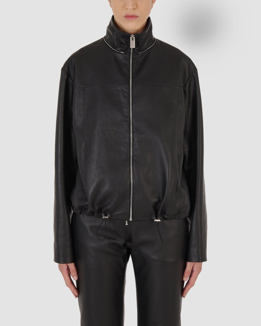 LEATHER WINDBREAKER - 10