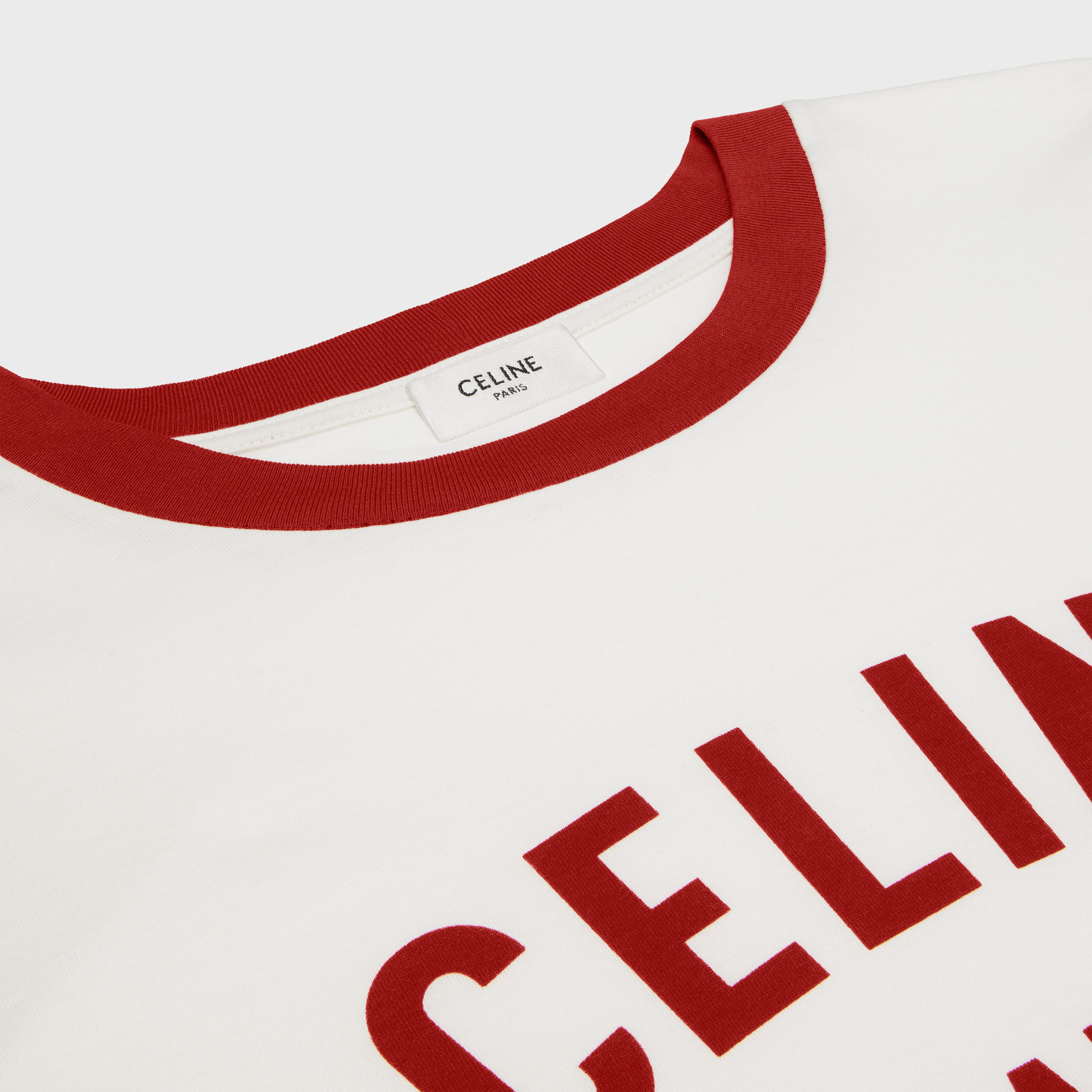 celine paris boxy T-shirt in cotton jersey - 3