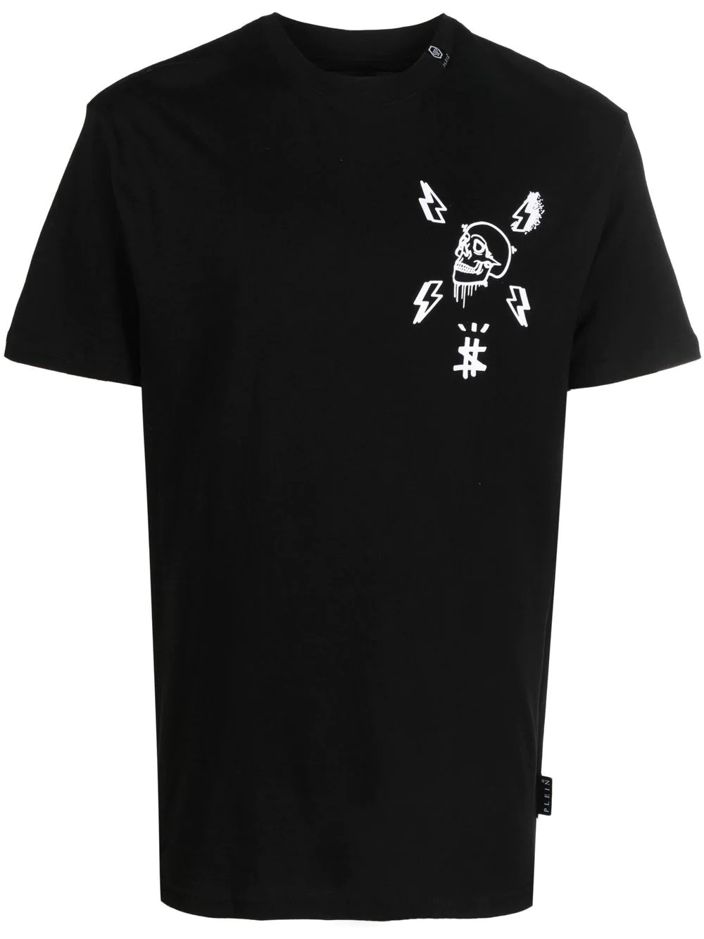 skull-print cotton T-shirt - 1