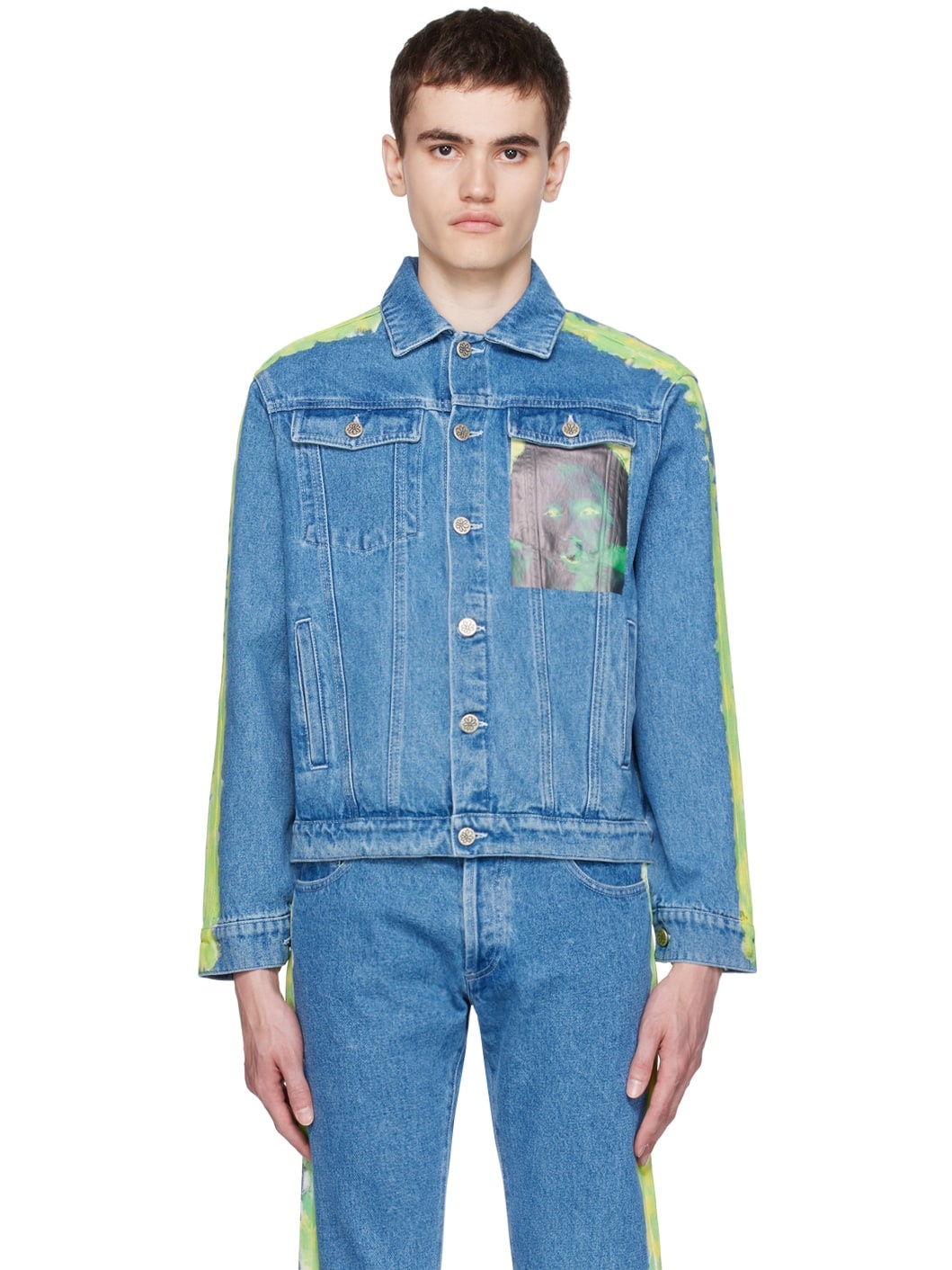 Blue Quil Lemons Edition Denim Jacket - 1