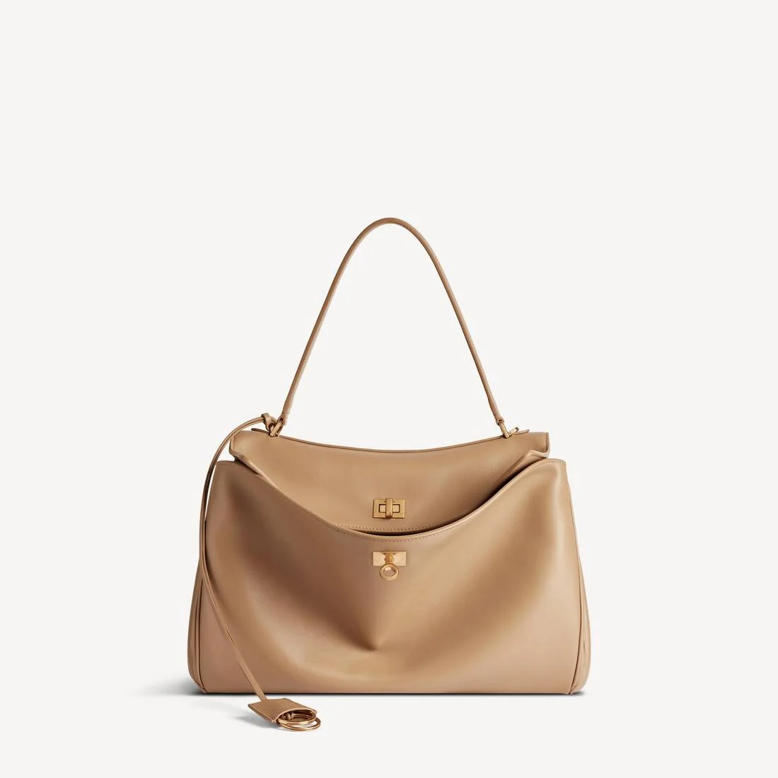 Women's Rodeo Medium Handbag in Latte - 1