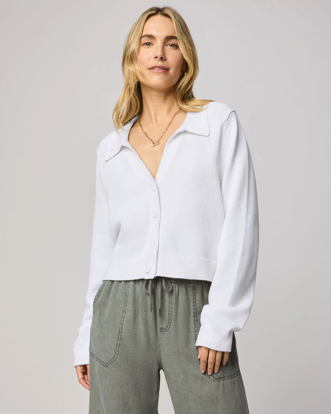 Nicolette Polo Cardigan - 1