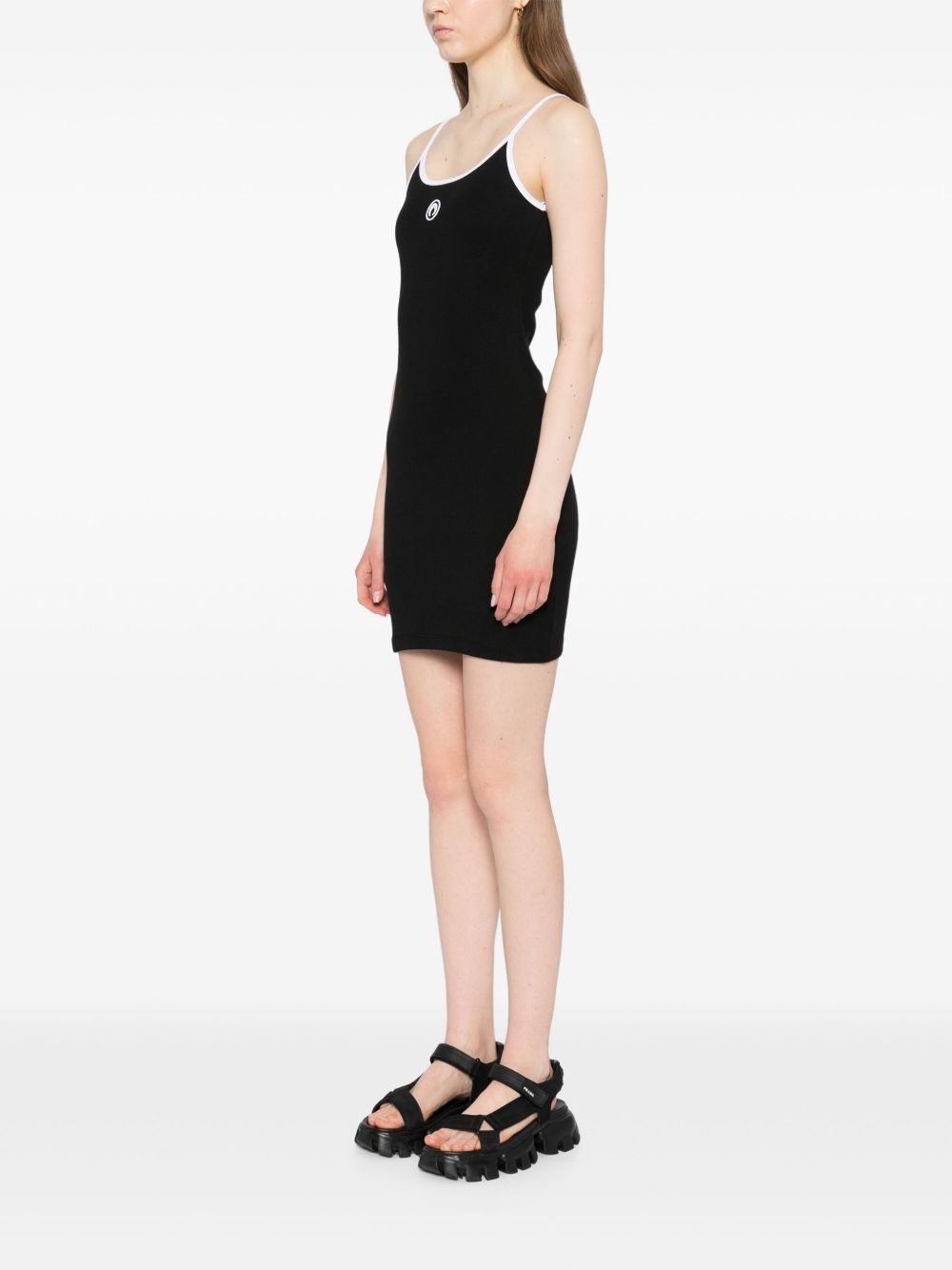 moon-logo jersey dress - 3