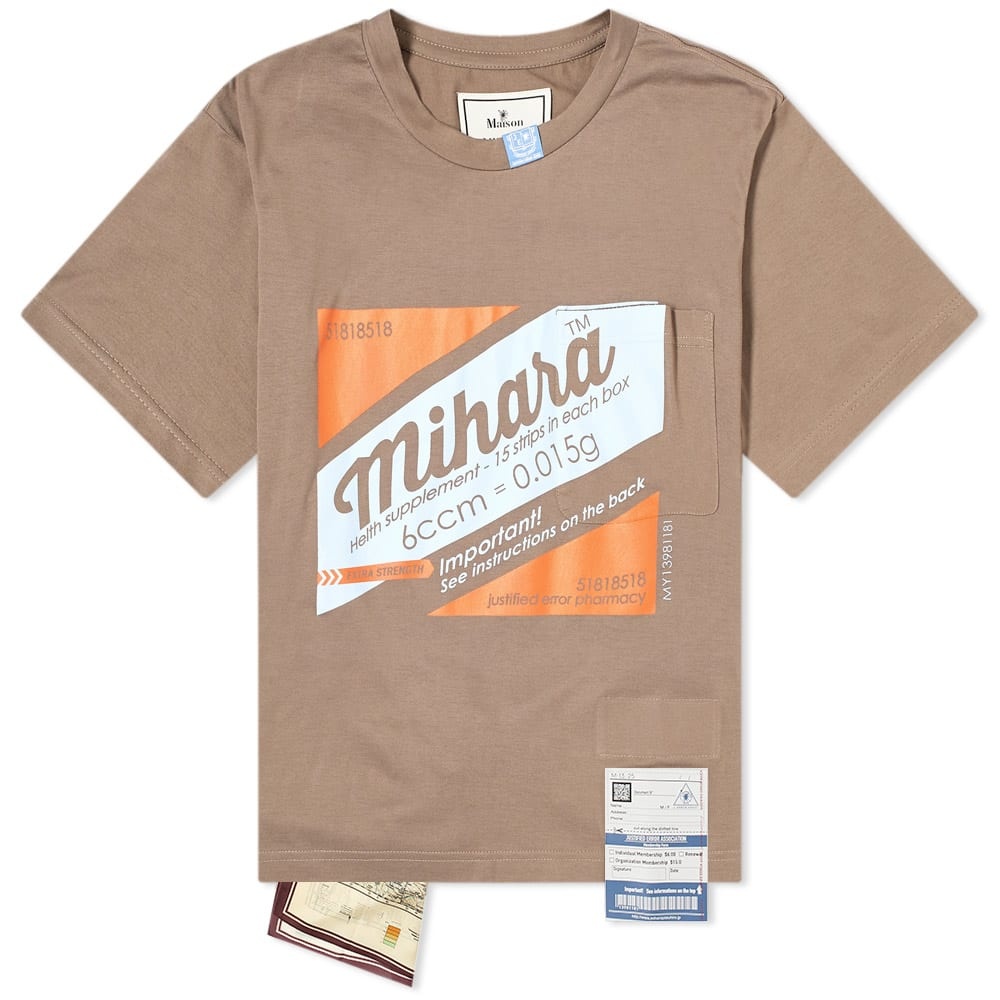 Maison MIHARA YASUHIRO Scarf Logo Tee - 1