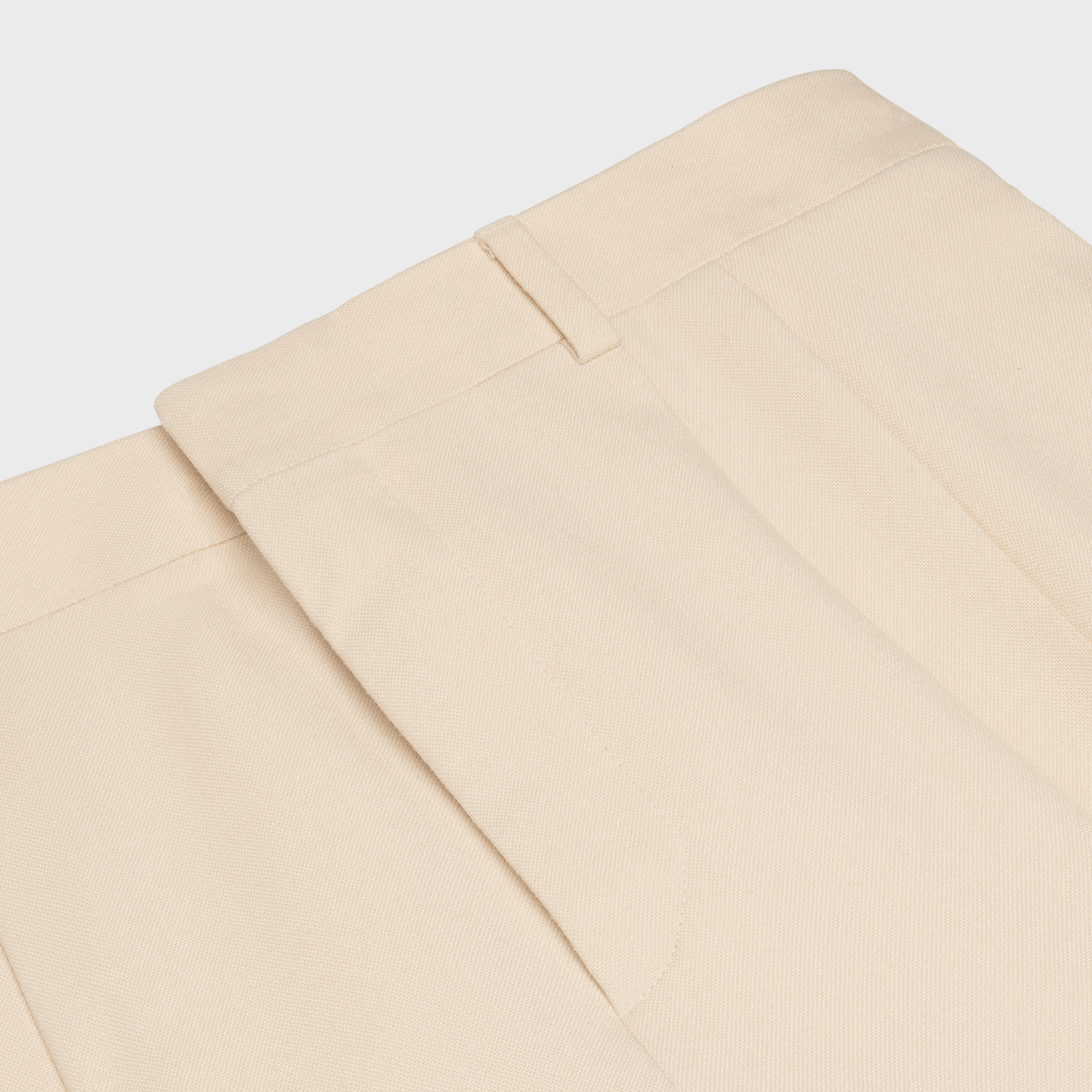 Jude double-pleated pants in silk Panama - 3