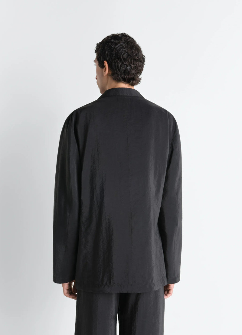SOFT DOUBLE BREASTED JACKET IN DRY SILK 6