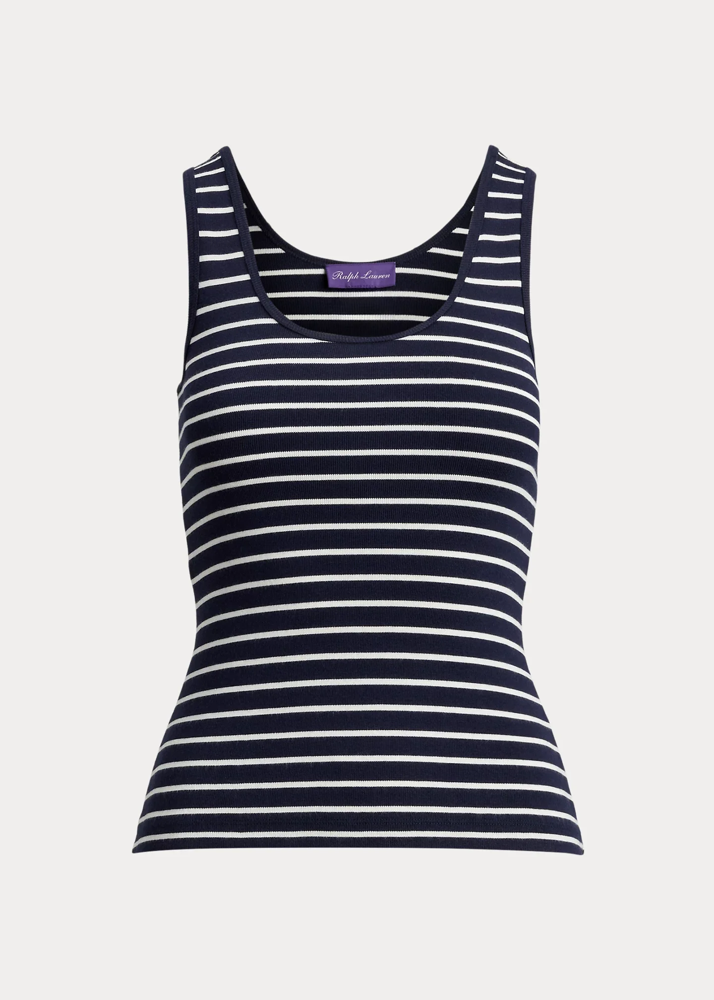 Ellis Rib-Knit Striped Tank Top - 1