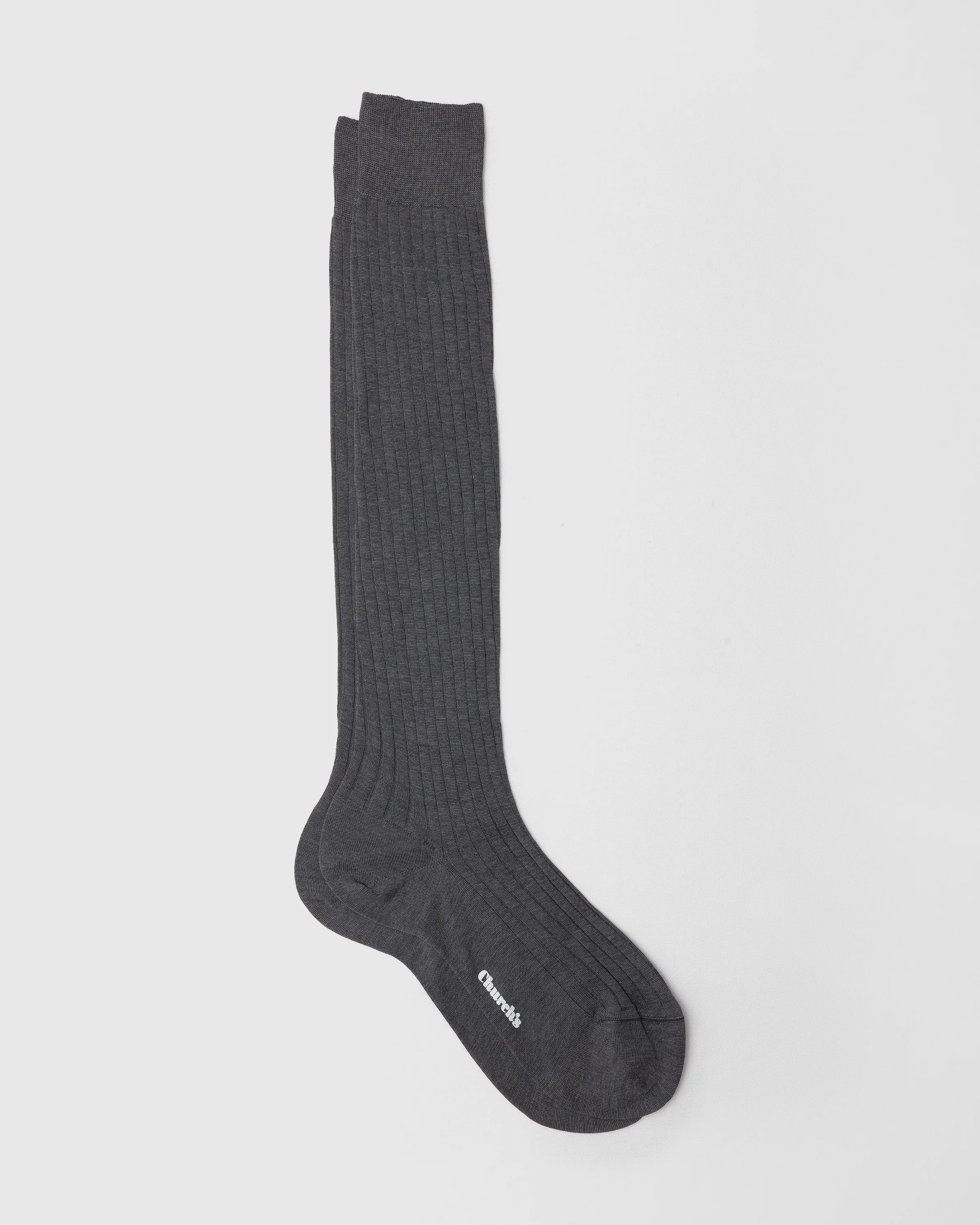 Ribbed cotton socks - 1