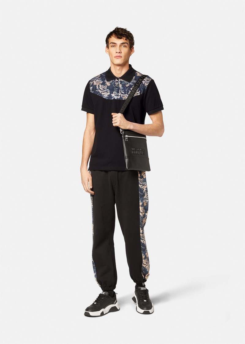 VERSACE JEANS COUTURE Tapestry Couture Polo Shirt outlook